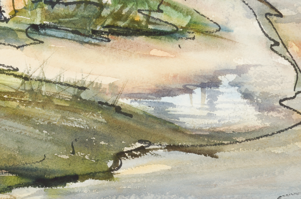 Phoebe DeVaughn Original Mixed Media Painting