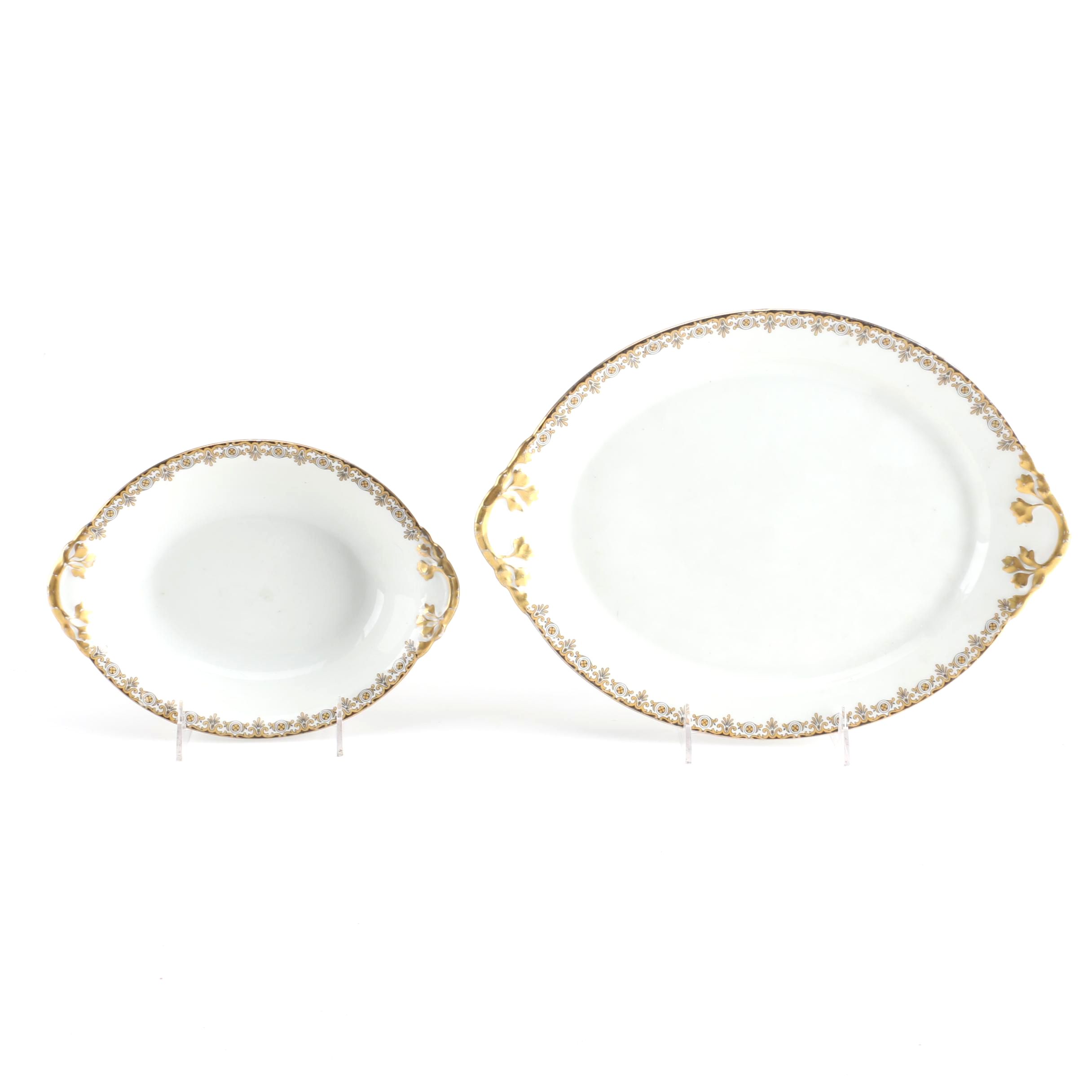 Limoges Serving Platter With Matching Serving Dish