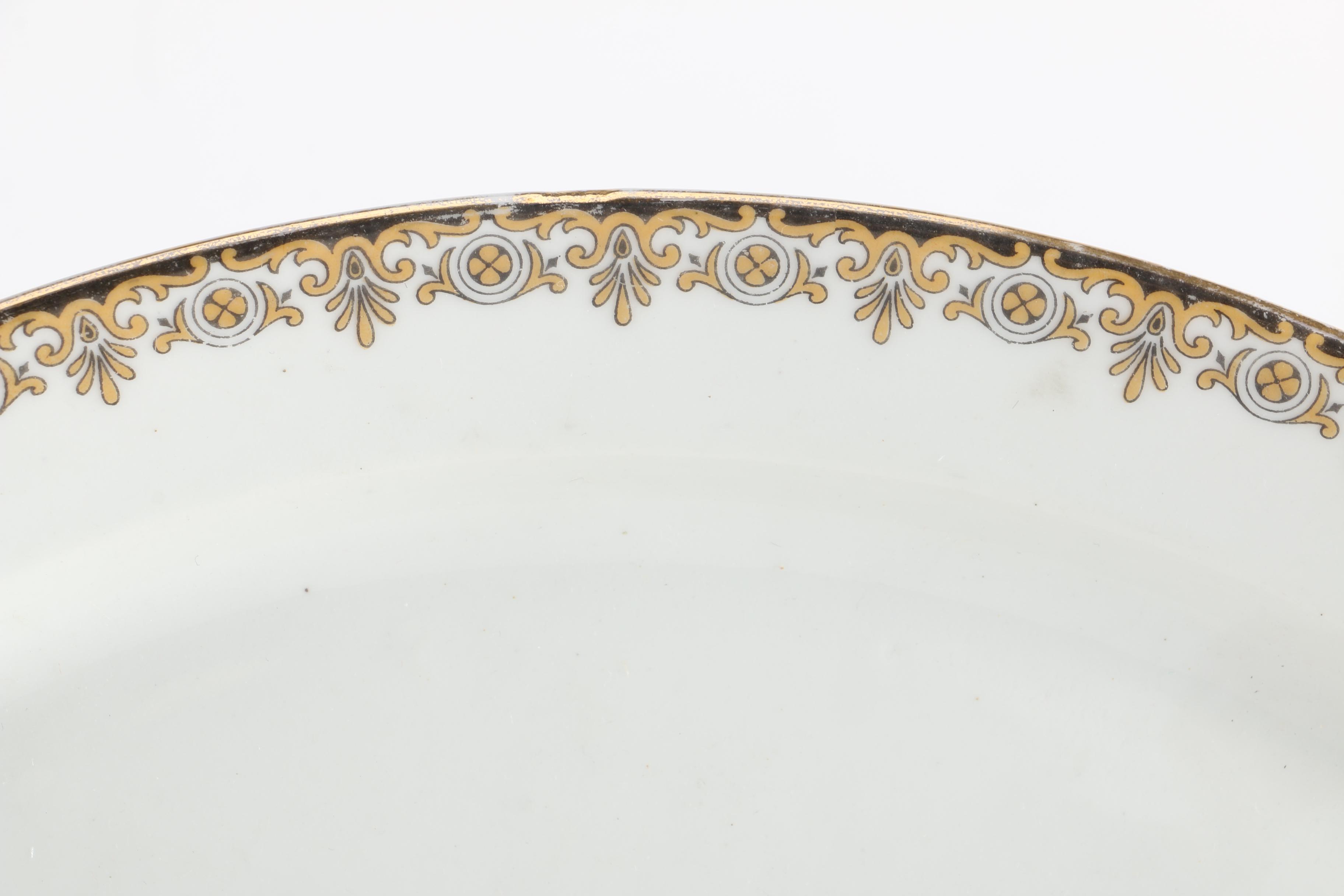 Limoges Serving Platter With Matching Serving Dish