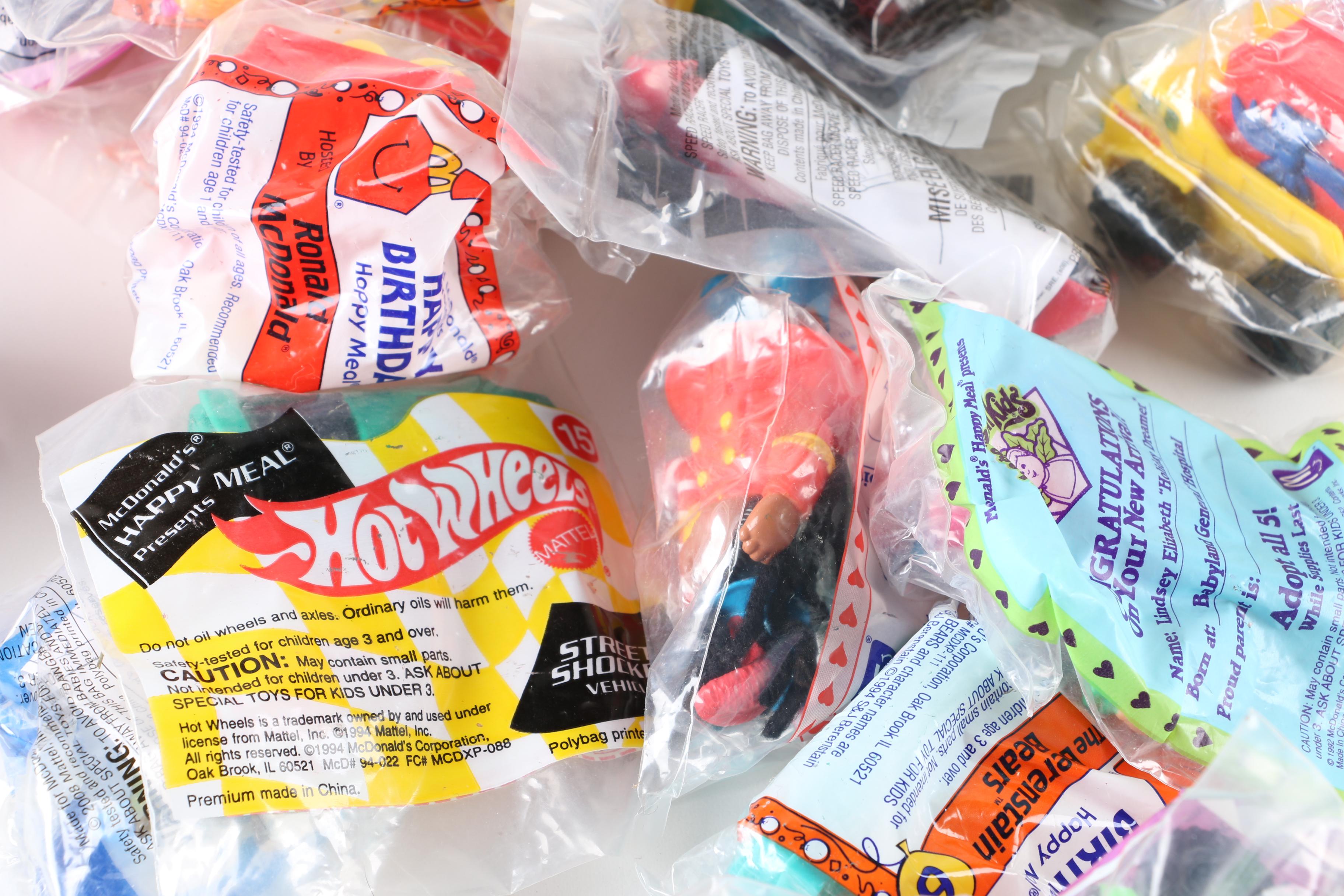 Assortment of McDonald's Happy Meal Toys