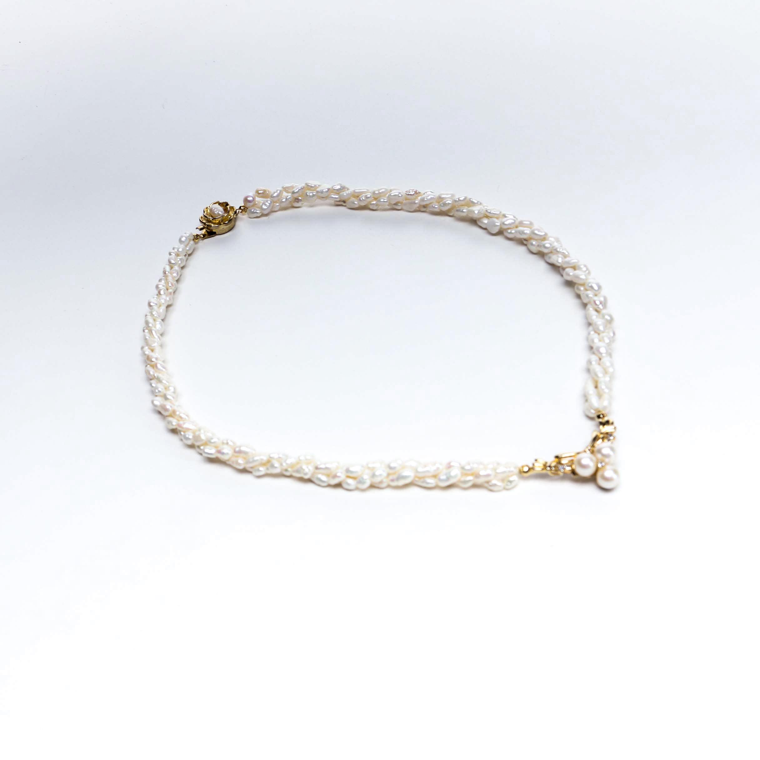 Freshwater Pearl Necklaces with Sterling Silver