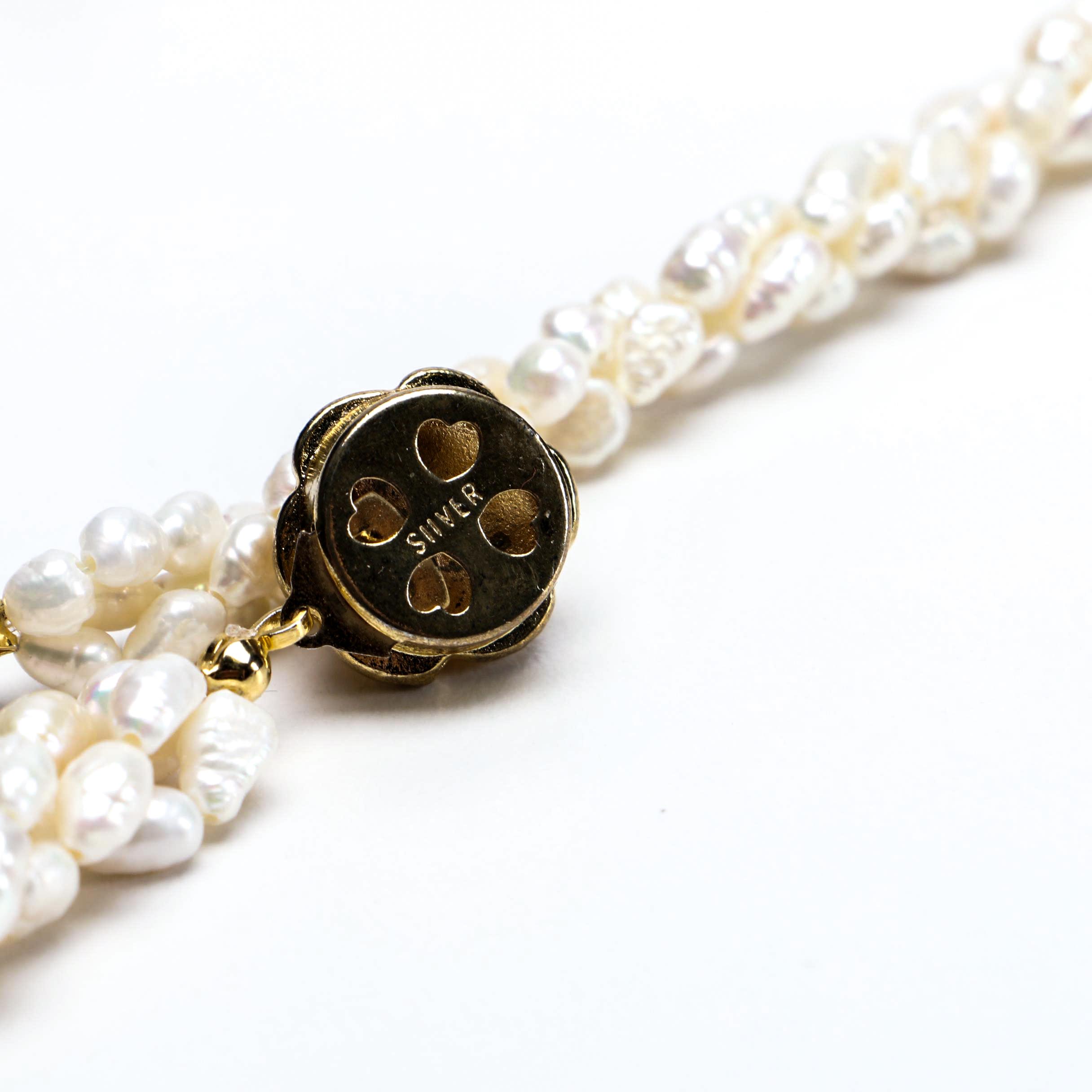 Freshwater Pearl Necklaces with Sterling Silver