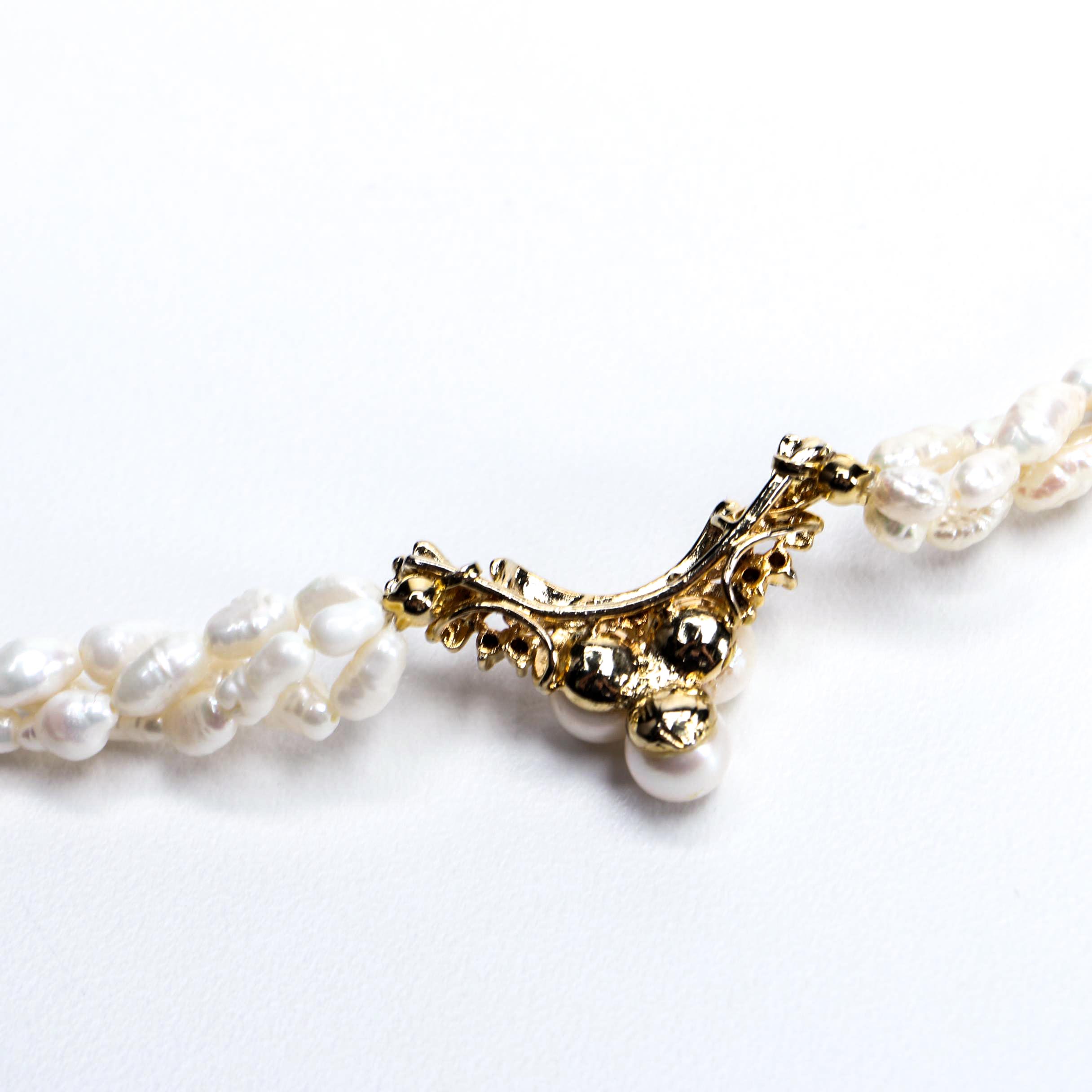 Freshwater Pearl Necklaces with Sterling Silver