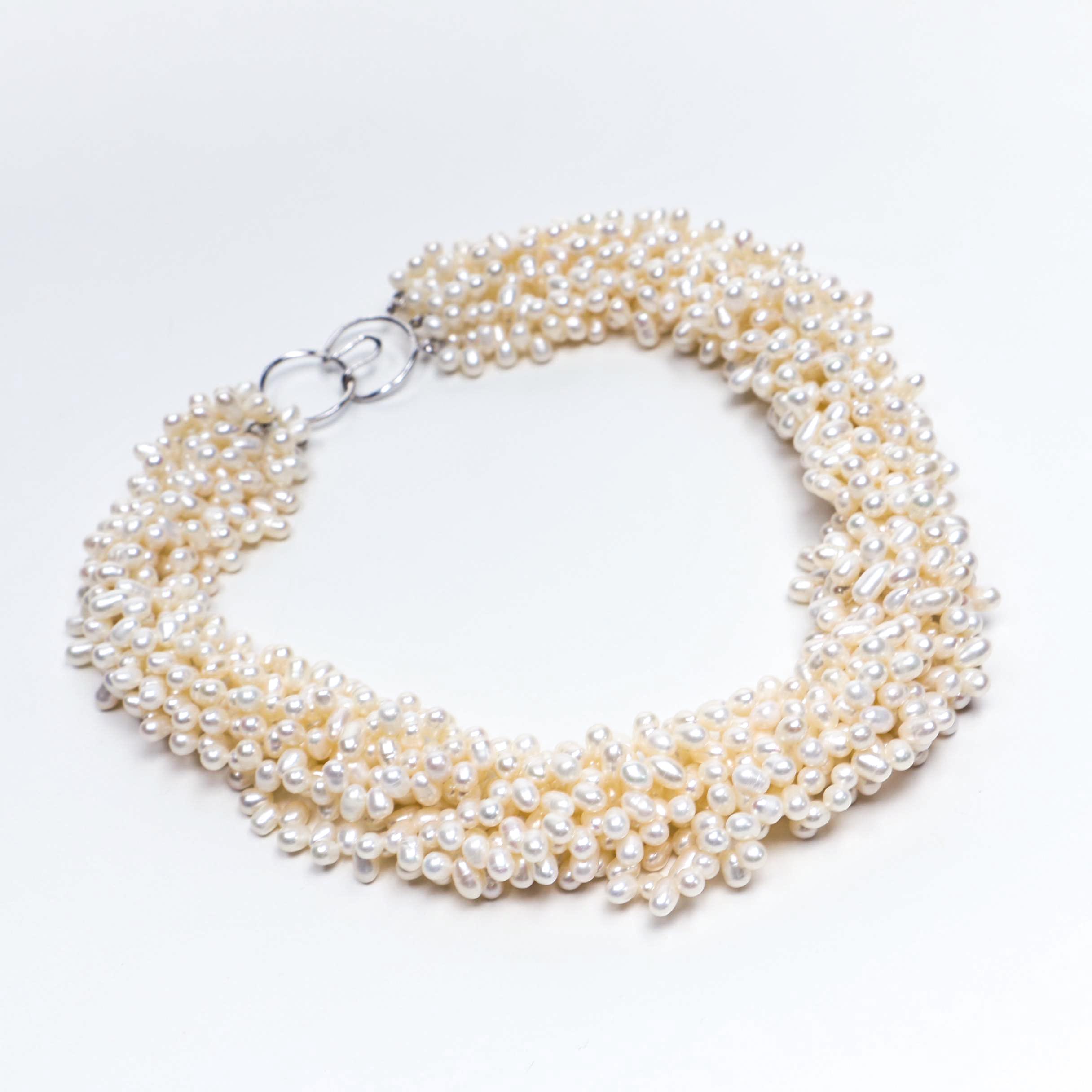 Freshwater Pearl Necklaces with Sterling Silver