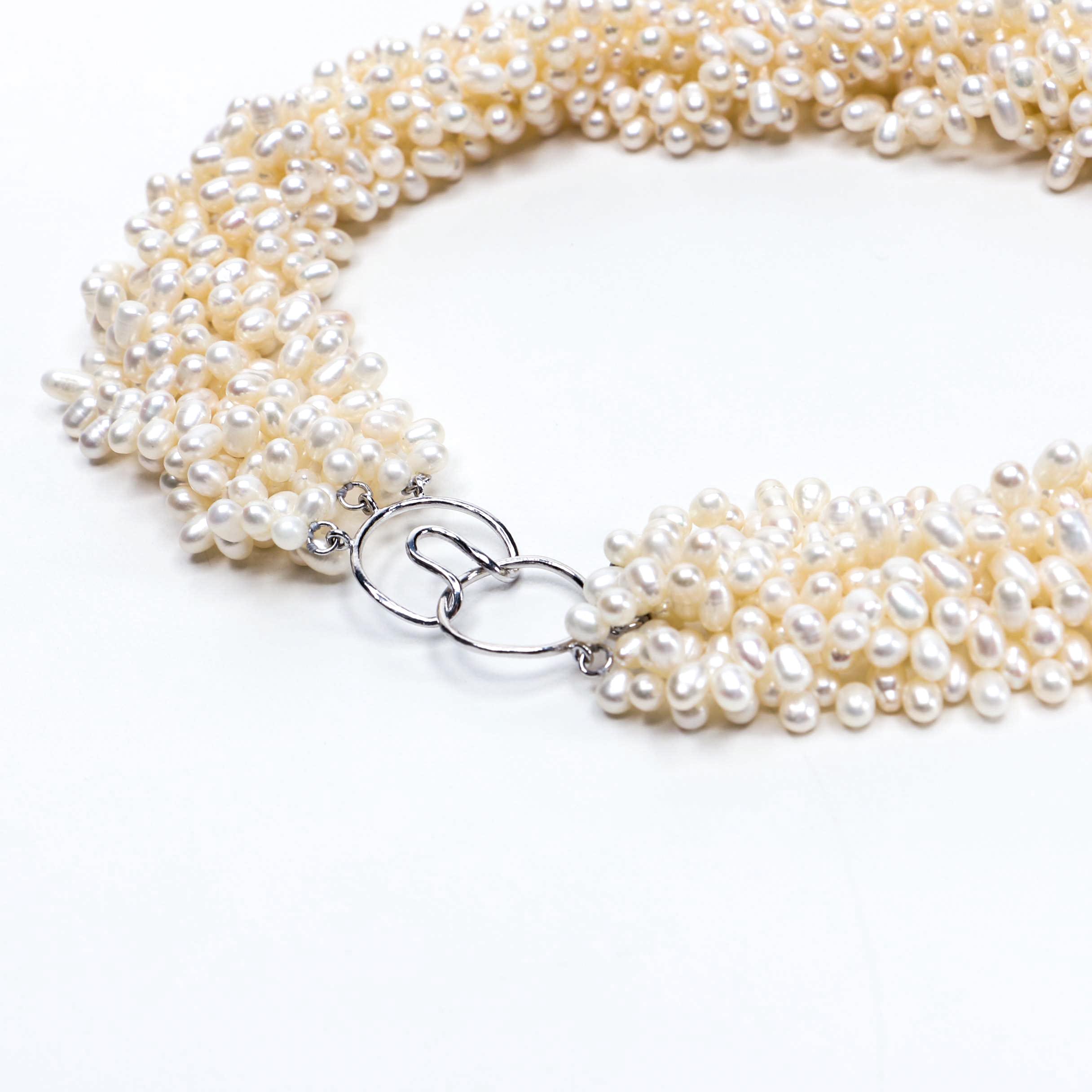 Freshwater Pearl Necklaces with Sterling Silver