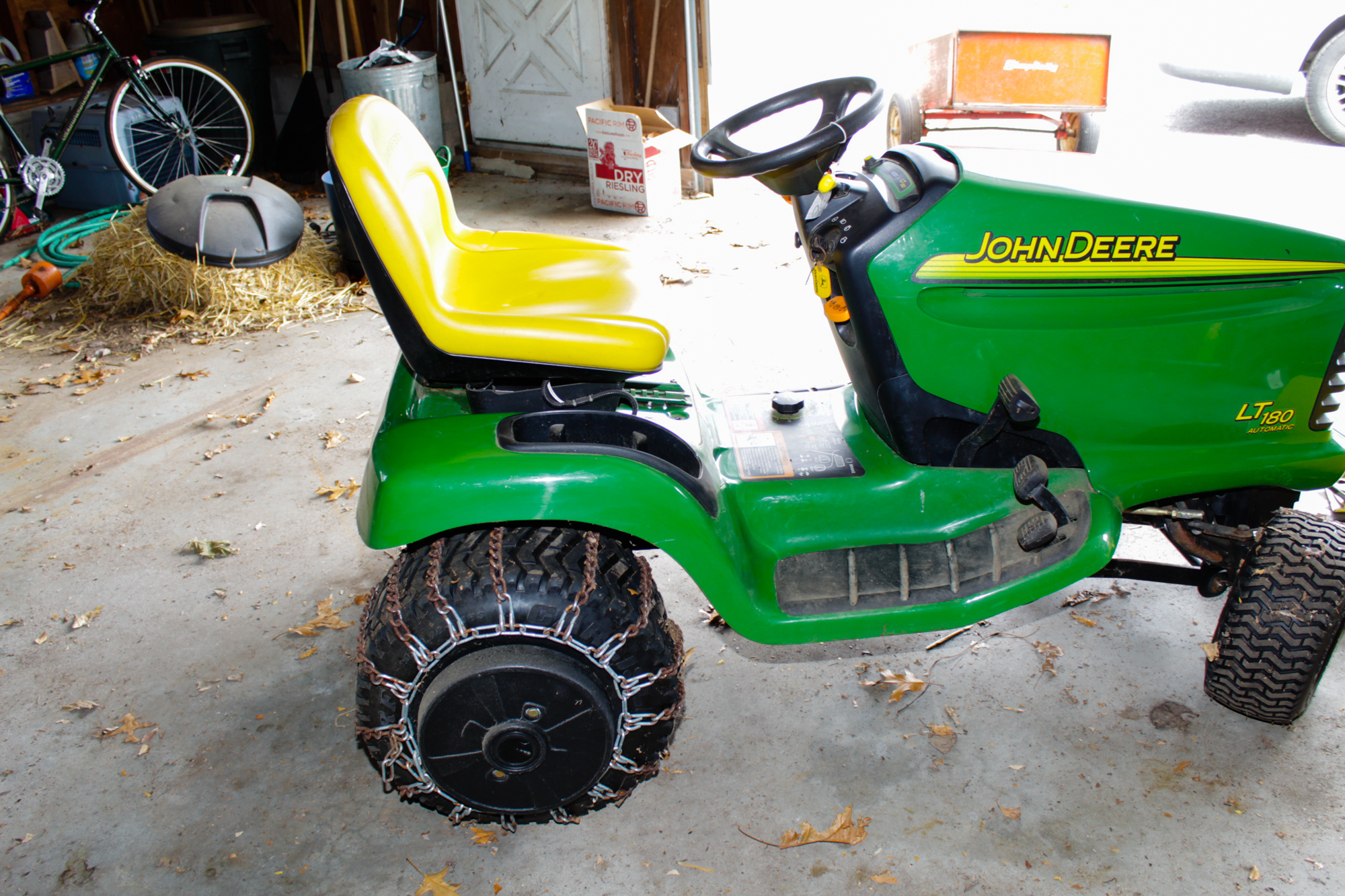 John Deere LT180 Lawn Tractor and Accessories