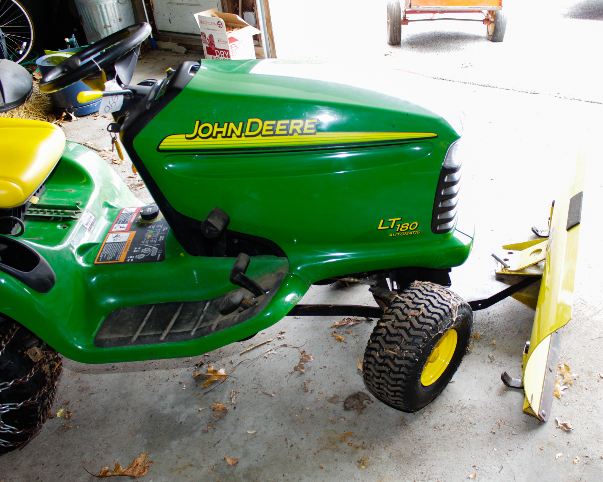 John Deere LT180 Lawn Tractor and Accessories
