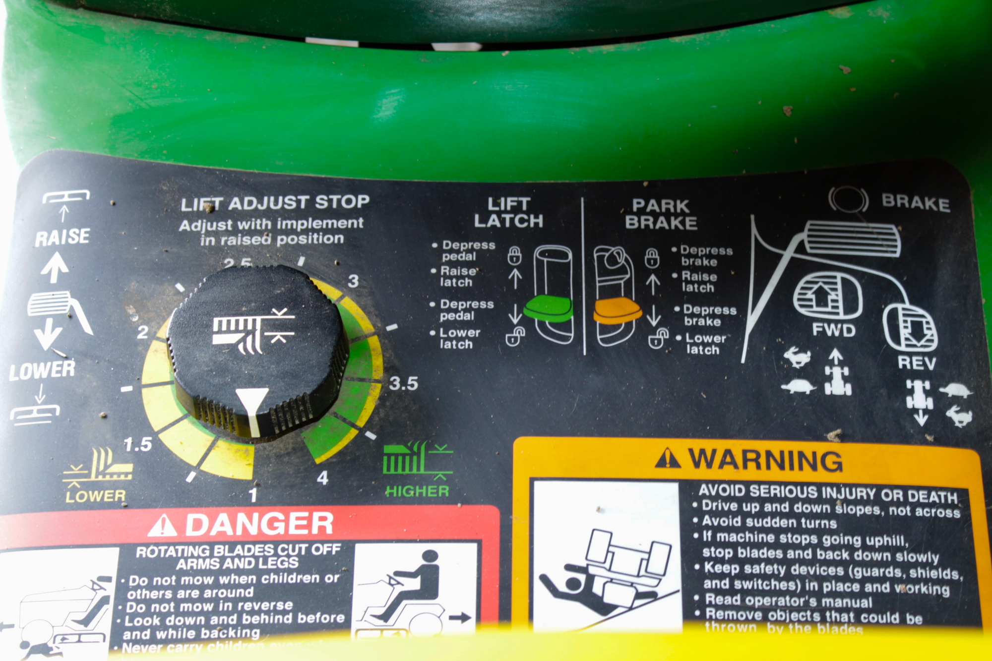 John Deere LT180 Lawn Tractor and Accessories