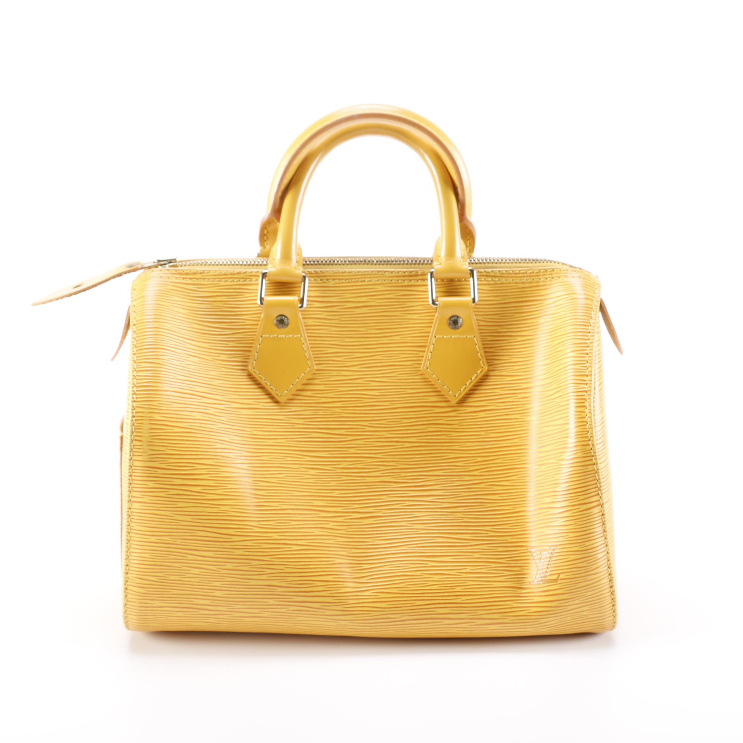 Louis Vuitton Epi Speedy 25 Handbag