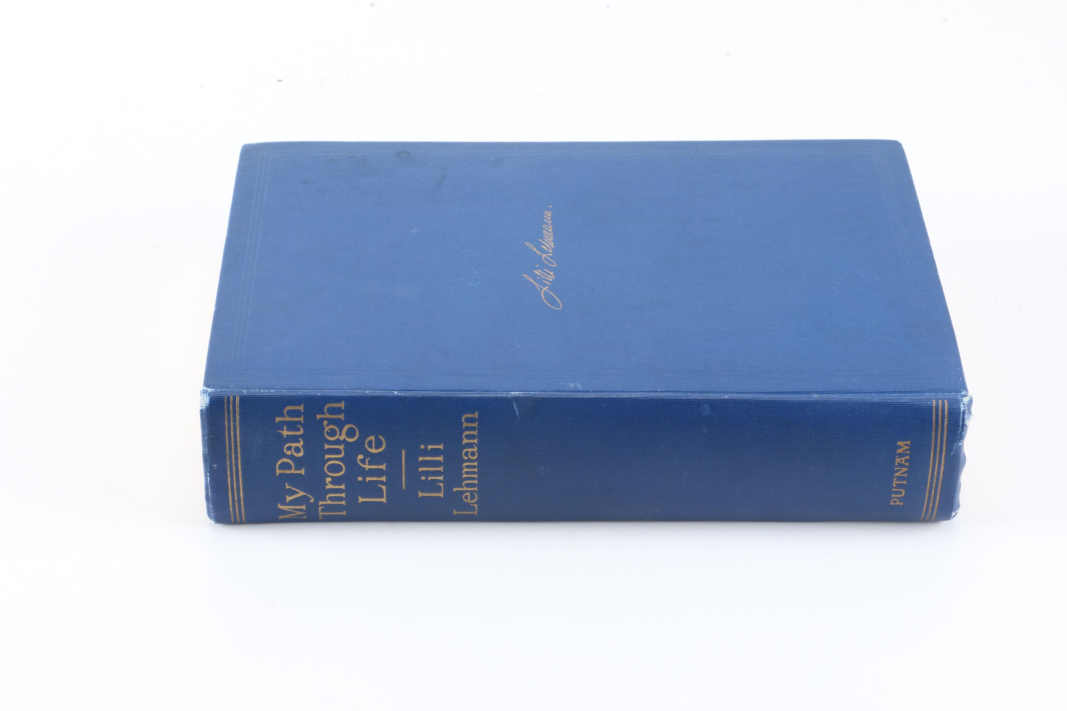 Lillie Lehman Signed Photograph and Autobiography