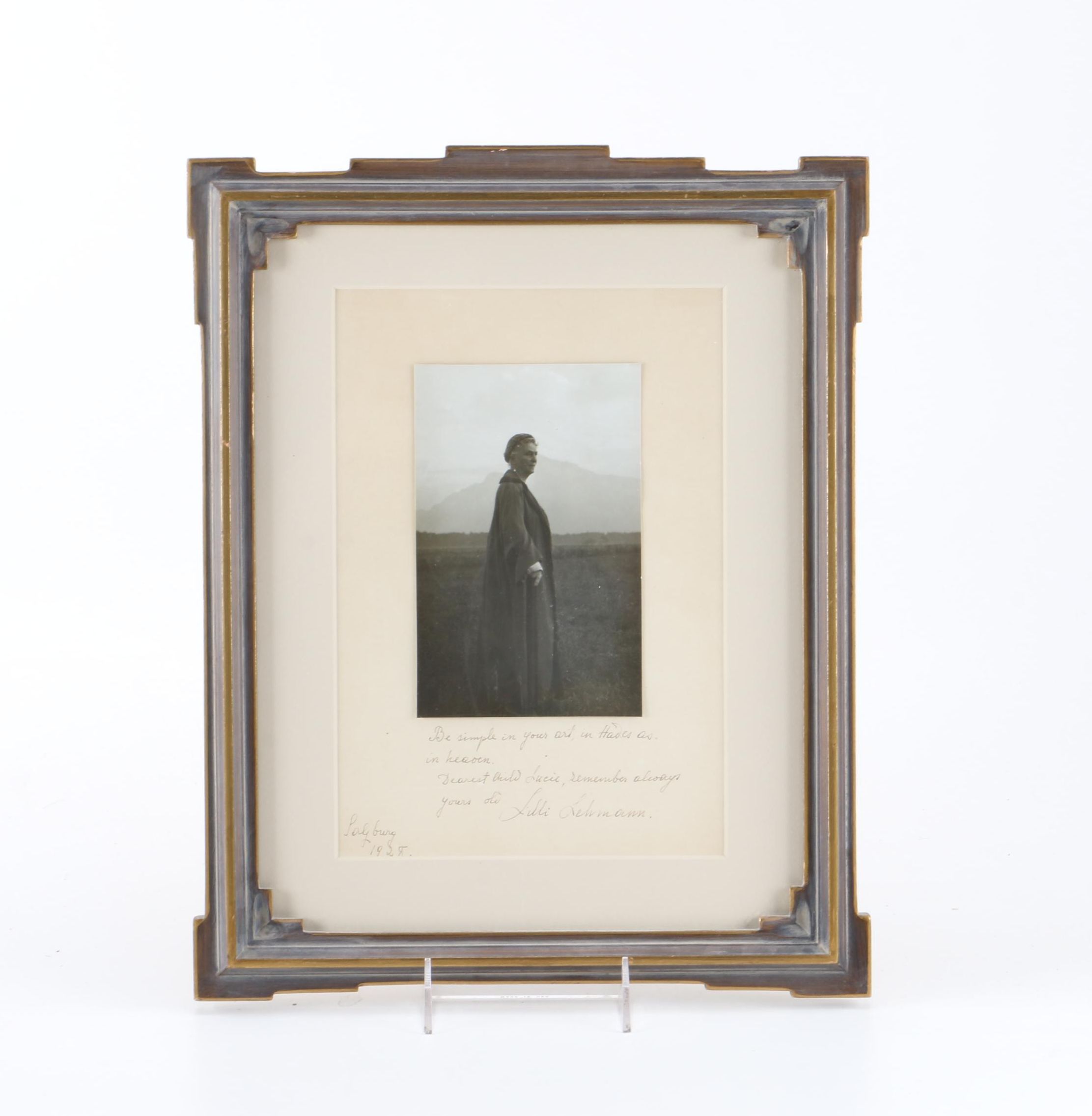 Lillie Lehman Signed Photograph and Autobiography