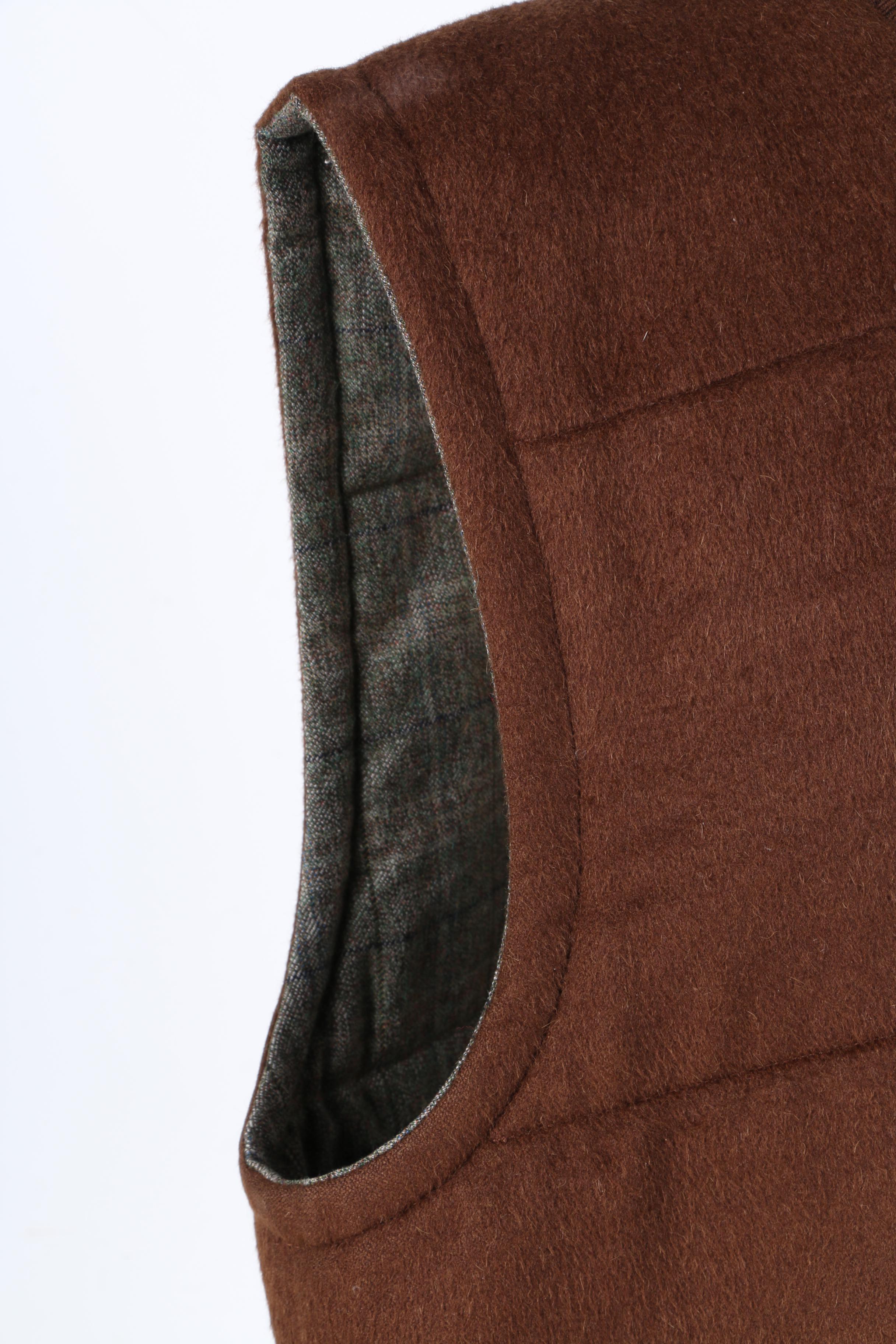 Turnbury Men's Alpaca and Wool Reversible Vest