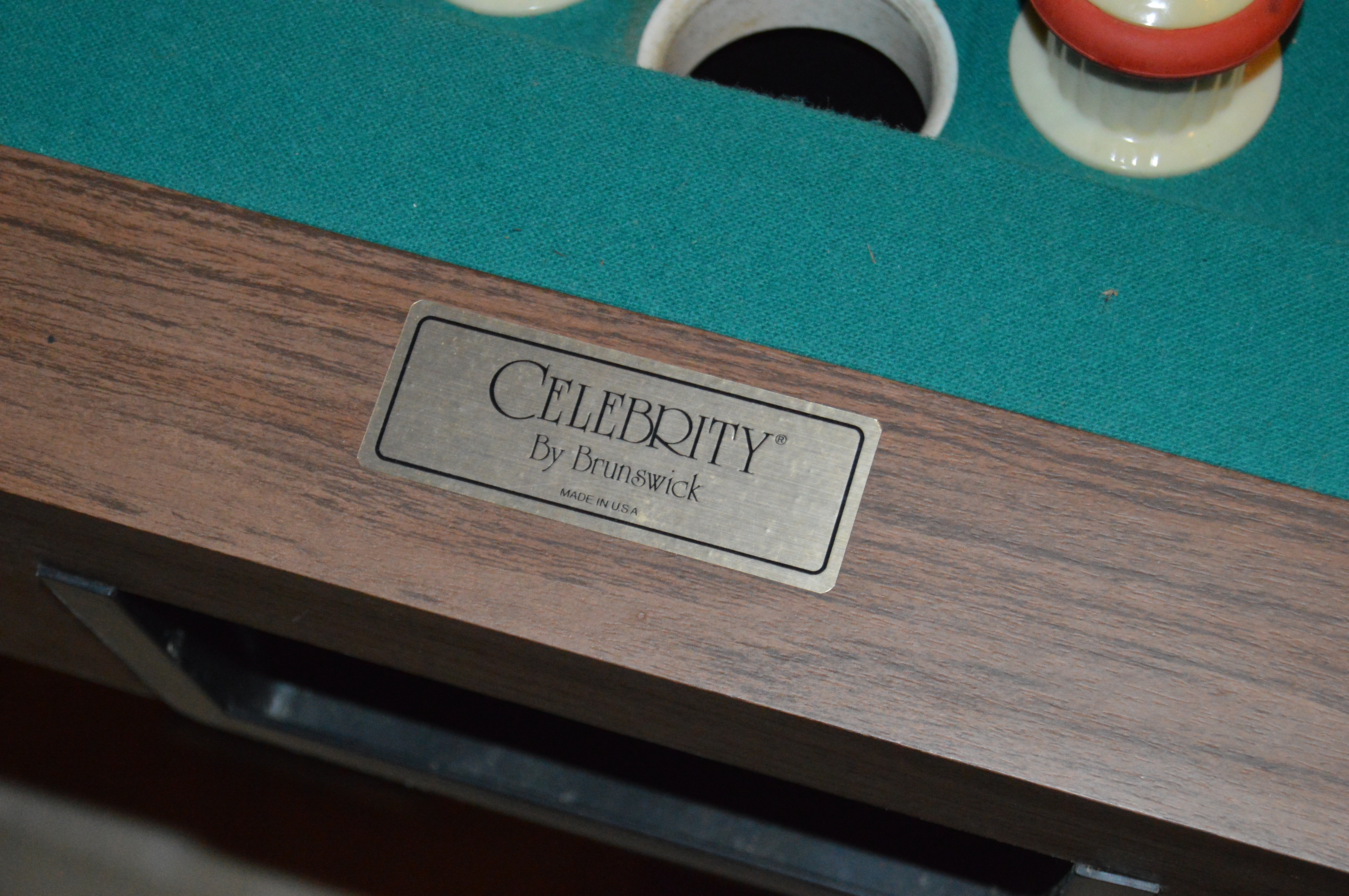 "Celebrity" Bumper Pool Table by Brunswick