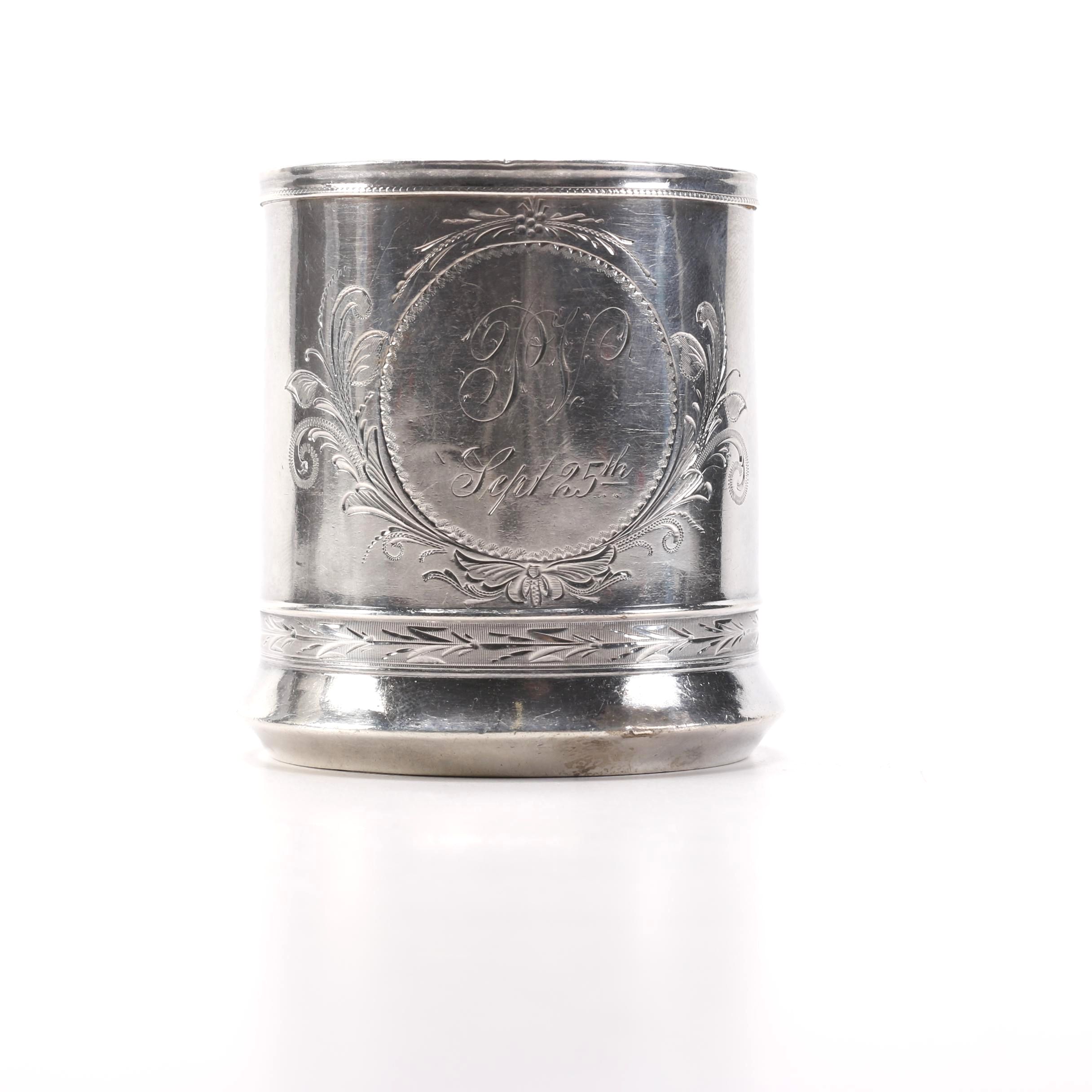 Whiting Manufacturing Co.  Sterling Silver Baby Spoon