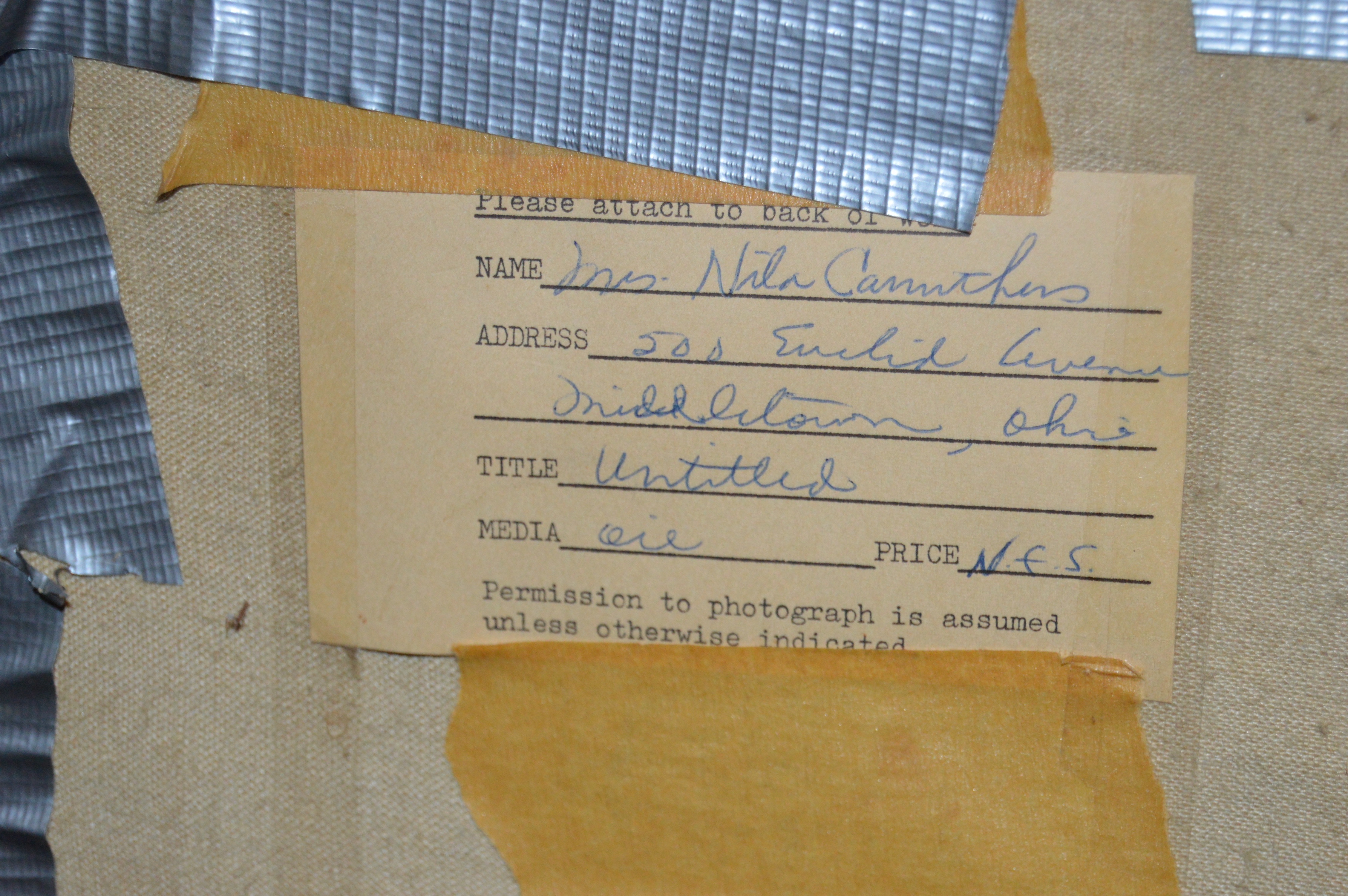 Framed Oil Painting of Blue Lagoon