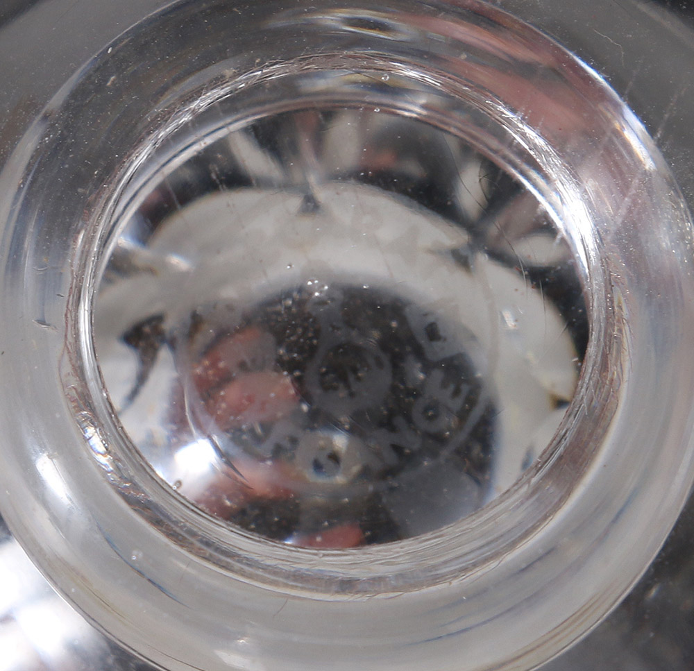 Hand Blown Glass Baccarat Decanter