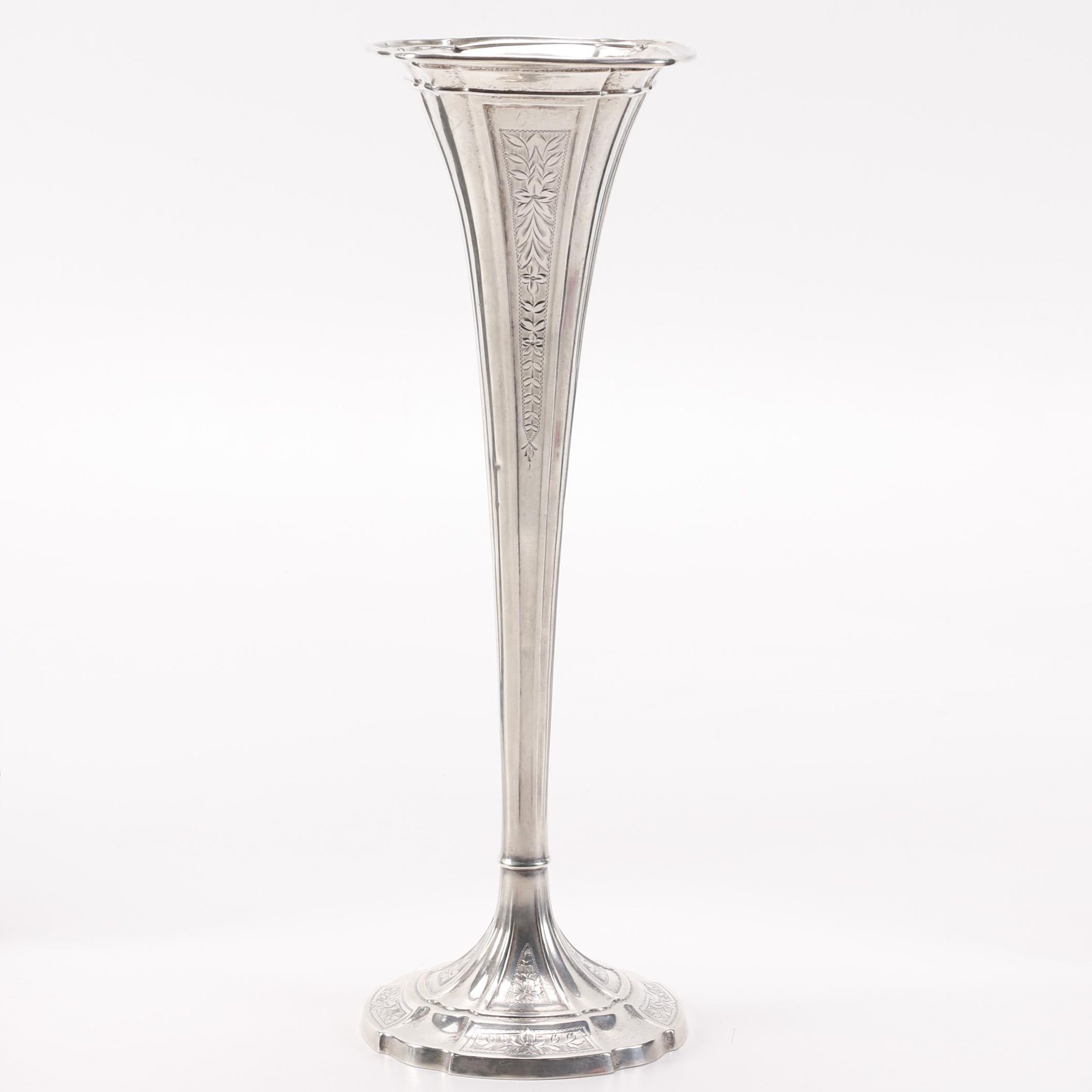 Webster Company Art Nouveau Sterling Silver Vase