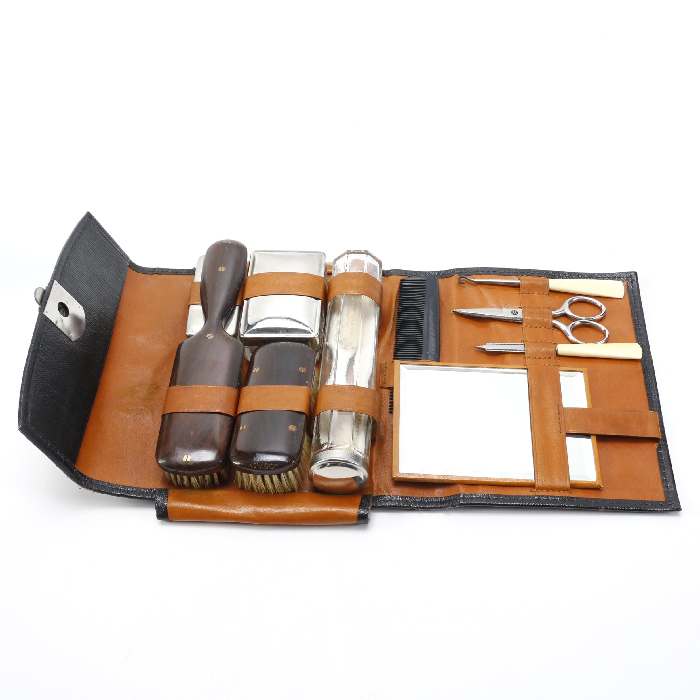 Men's Vintage Grooming Travel Set