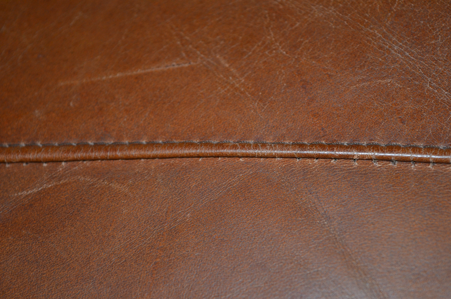 Pottery Barn by Mitchell Gold Leather Chair With Ottoman