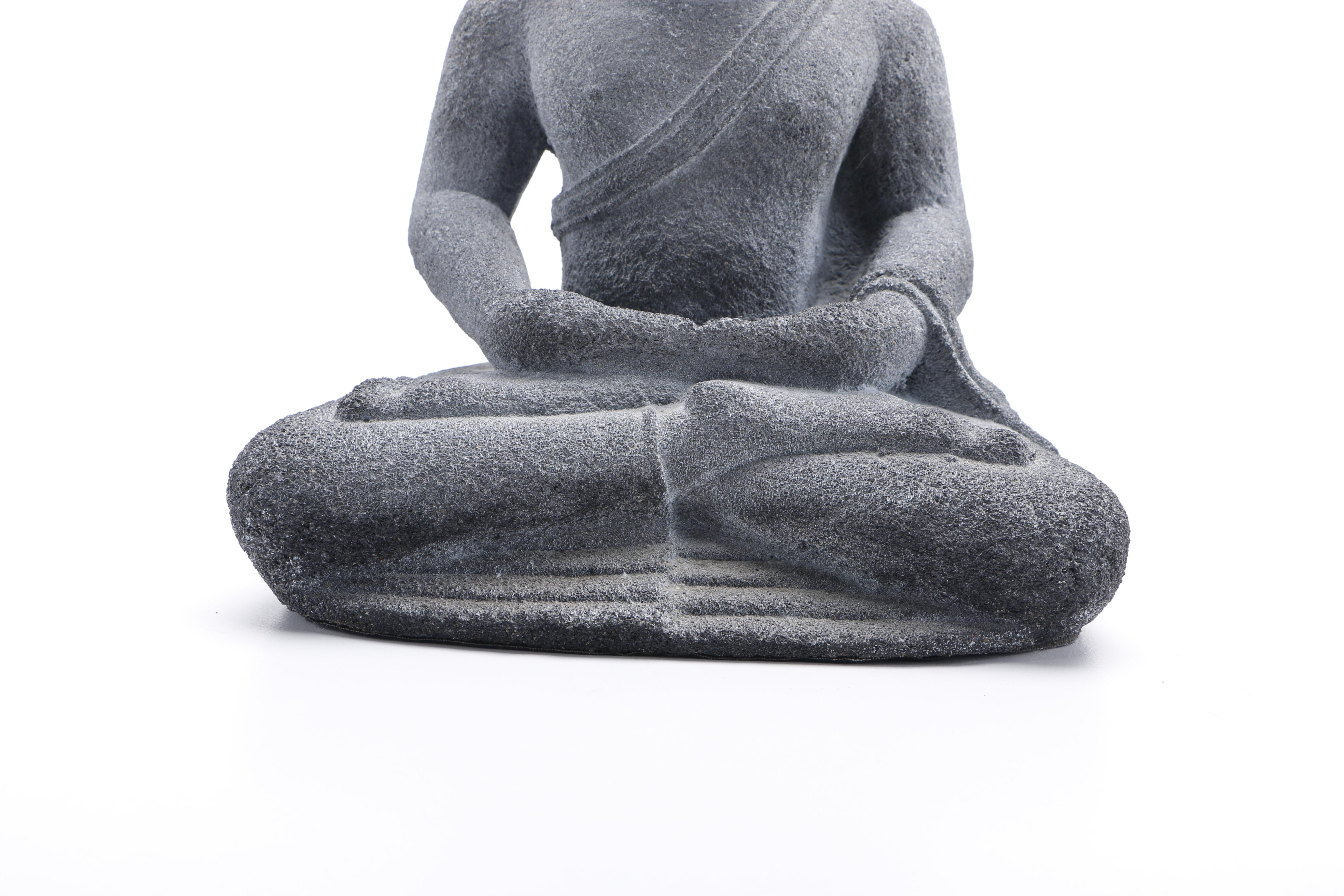 Cast Stone Indonesian Buddha Figurine