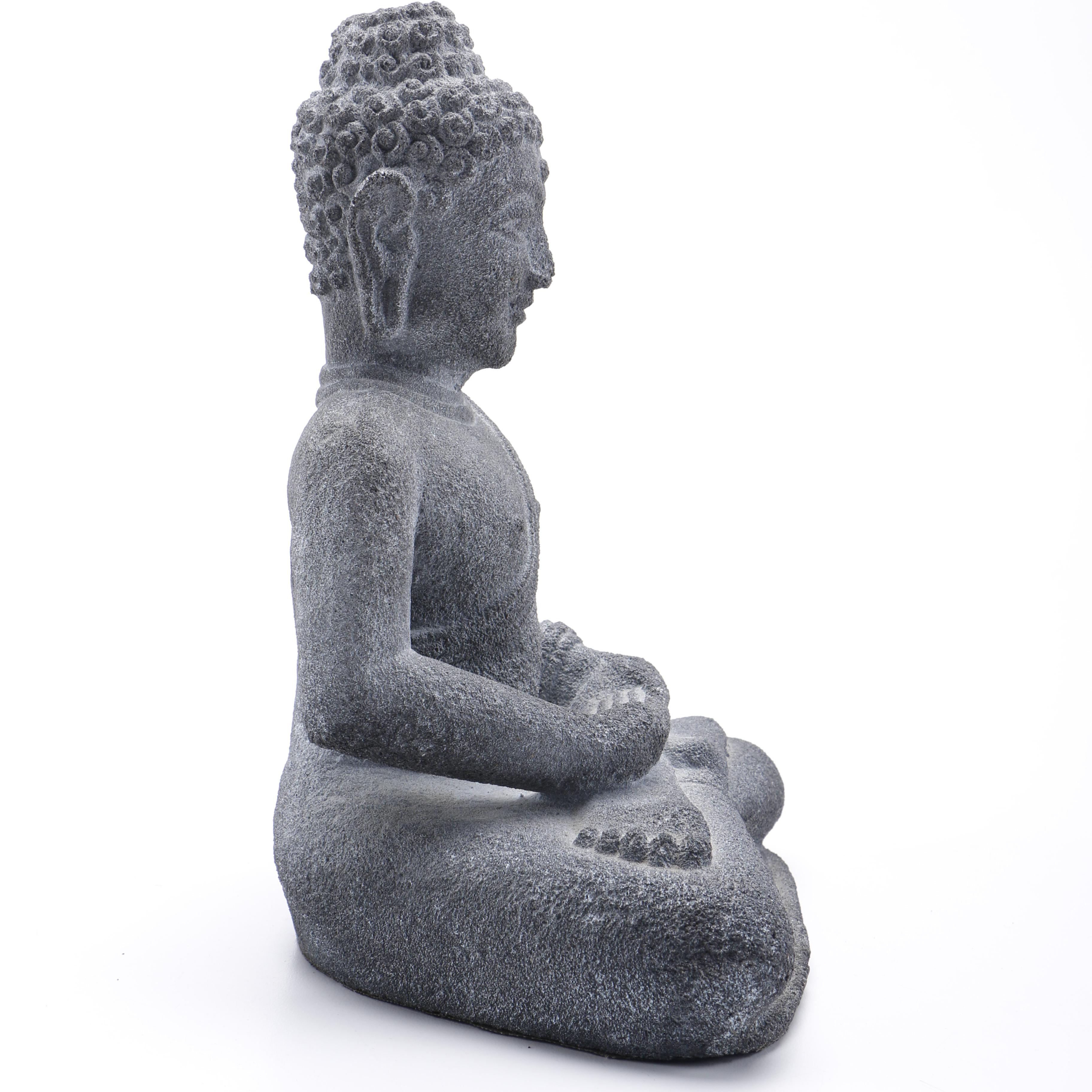 Cast Stone Indonesian Buddha Figurine