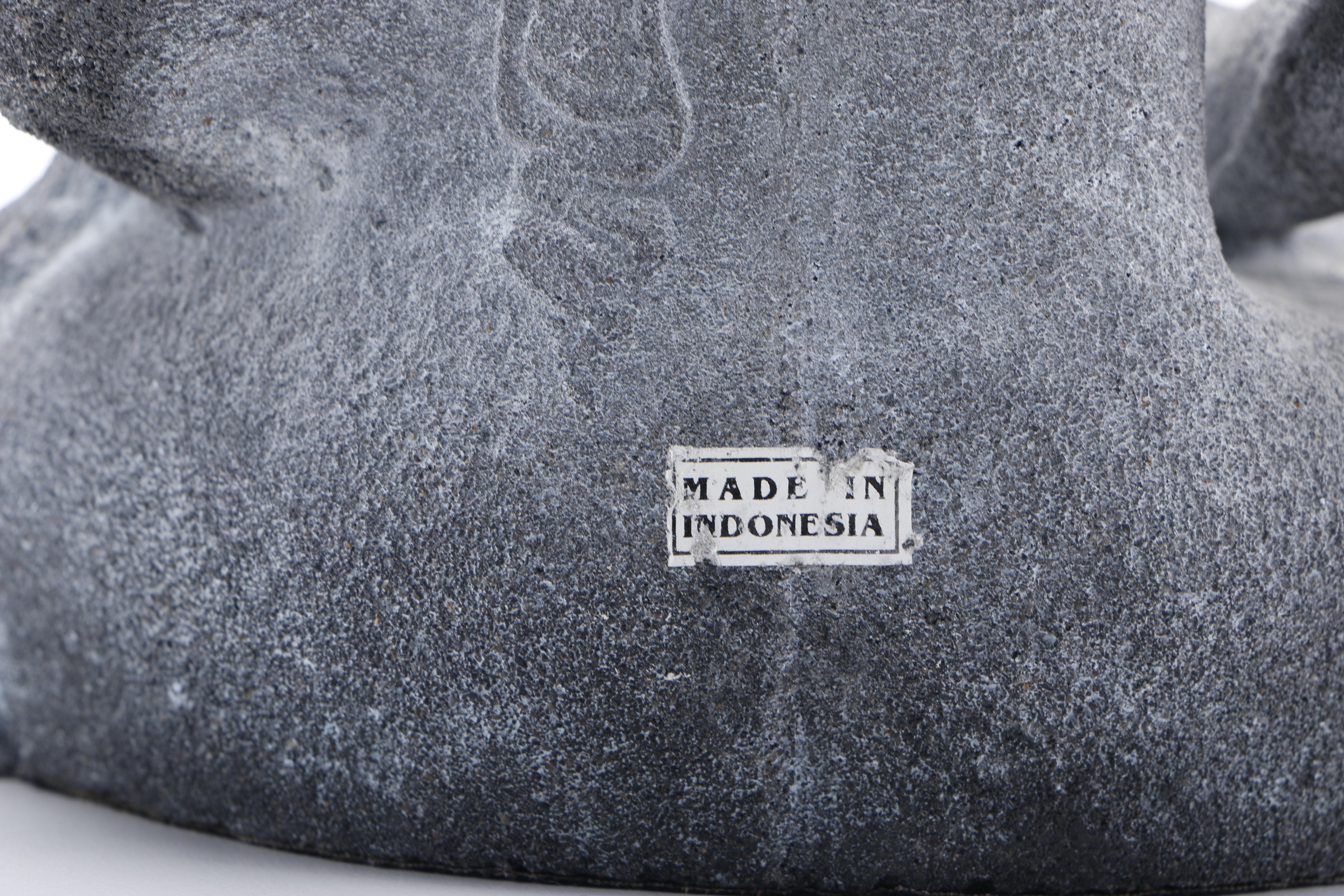 Cast Stone Indonesian Buddha Figurine