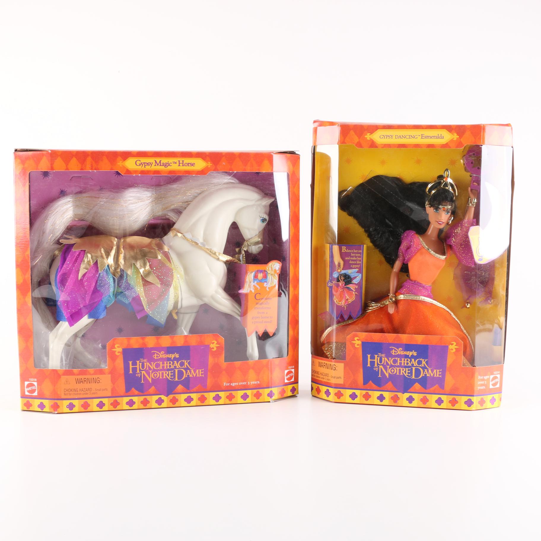 "Hunchback Of Notre Dame" Mattel Doll Set