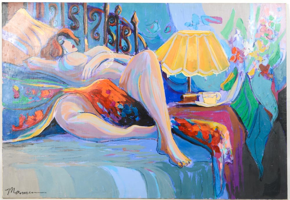 Isaac Maimon Original Oil Painting on Canvas