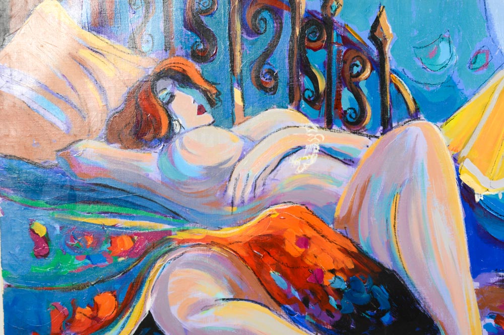 Isaac Maimon Original Oil Painting on Canvas