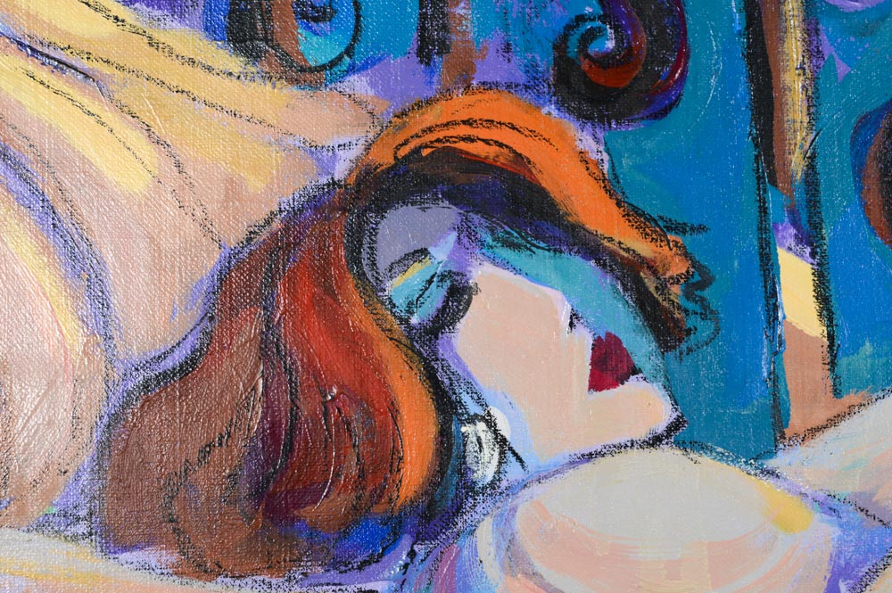 Isaac Maimon Original Oil Painting on Canvas
