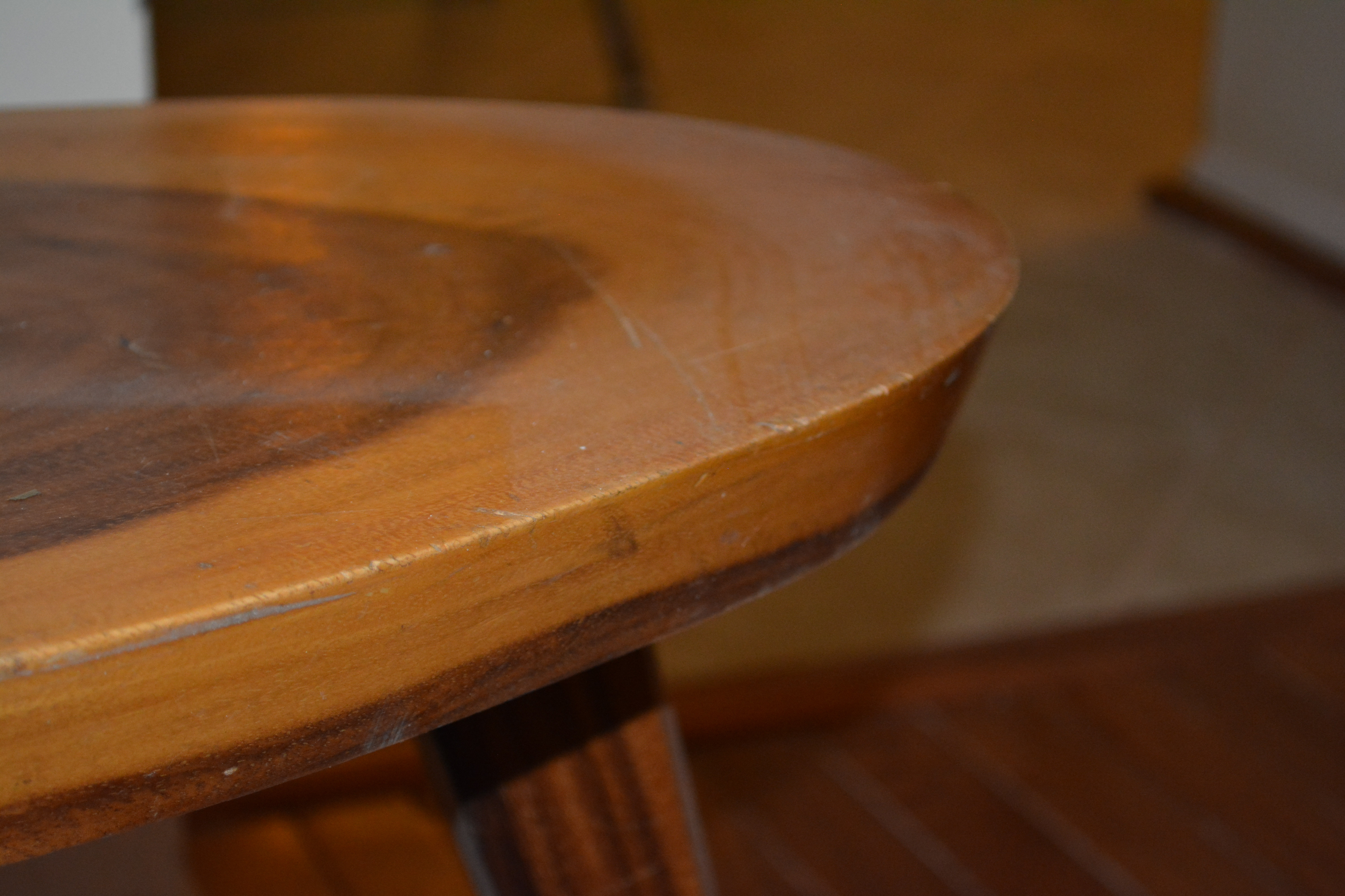 Mid Century Modern Tree Slab Coffee Table