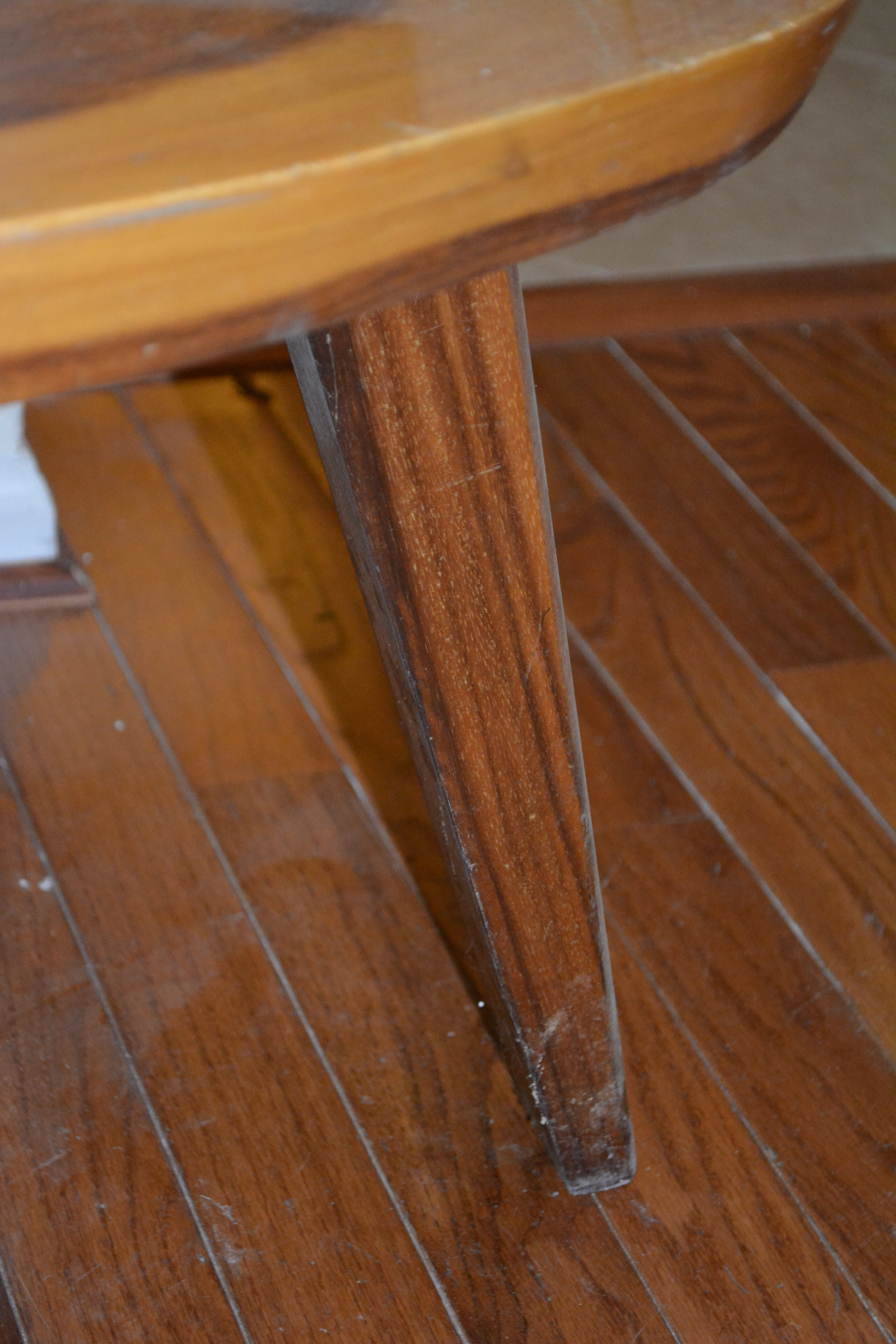 Mid Century Modern Tree Slab Coffee Table