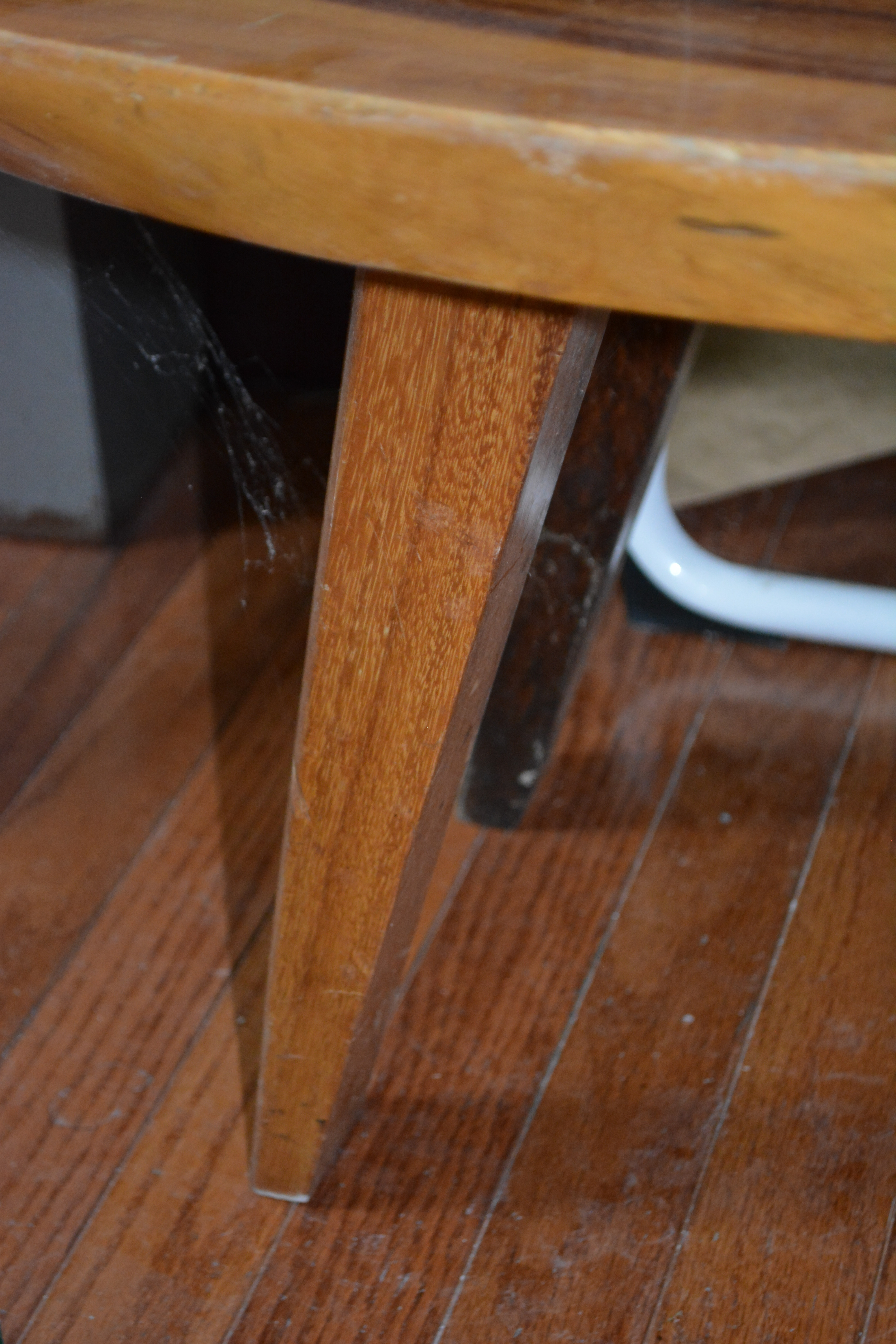 Mid Century Modern Tree Slab Coffee Table