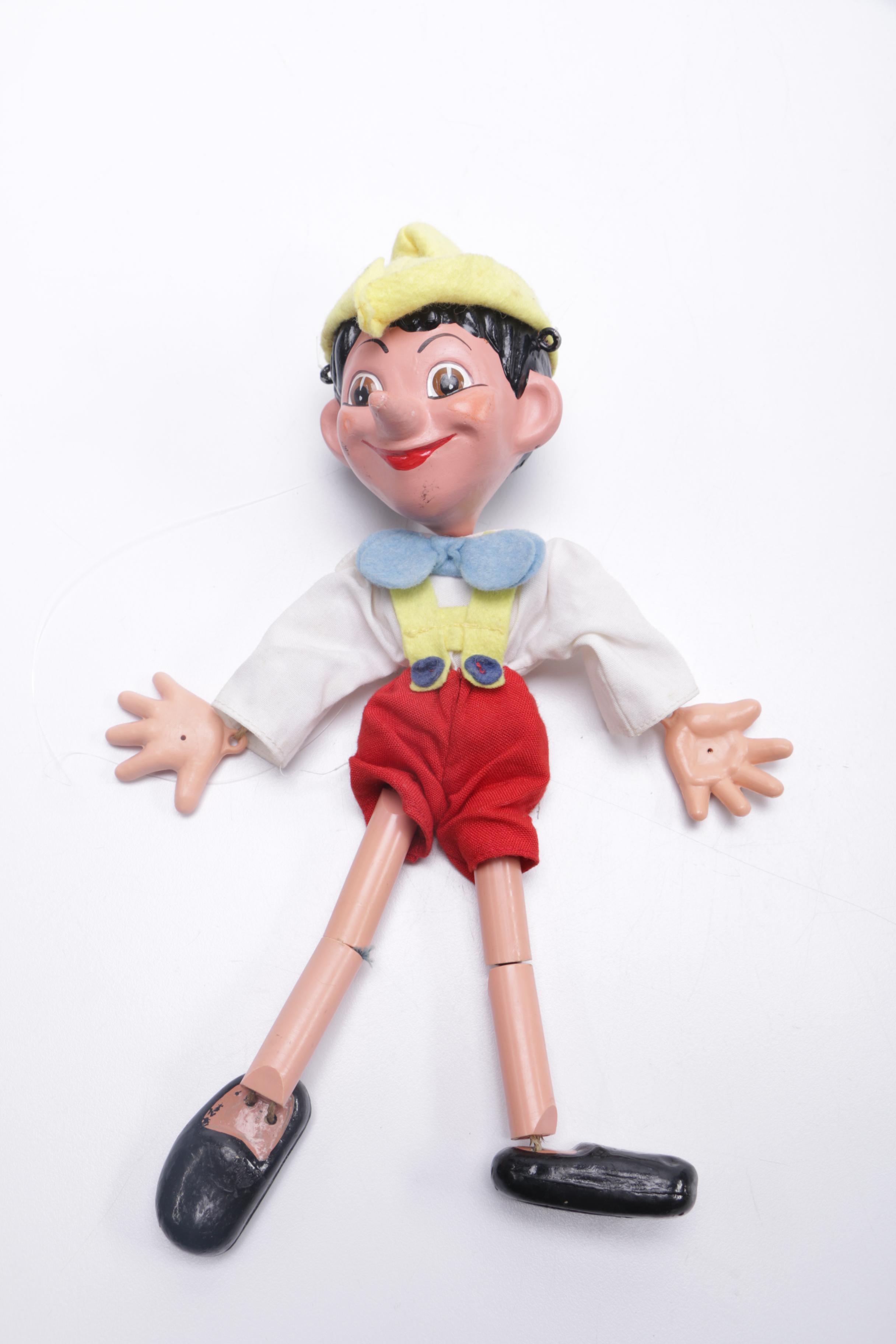 1960s Pelham Puppets Pinocchio Marionette