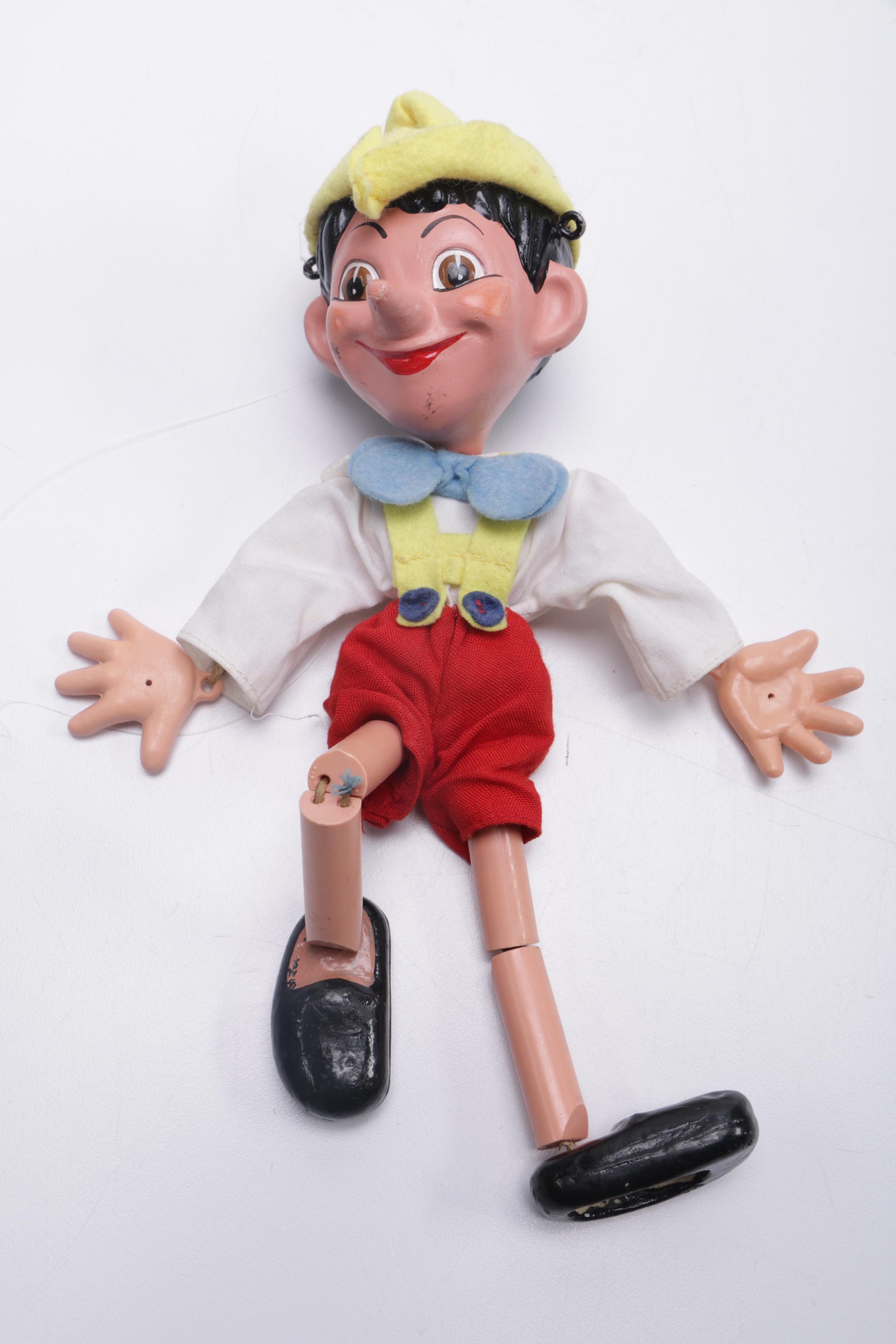 1960s Pelham Puppets Pinocchio Marionette