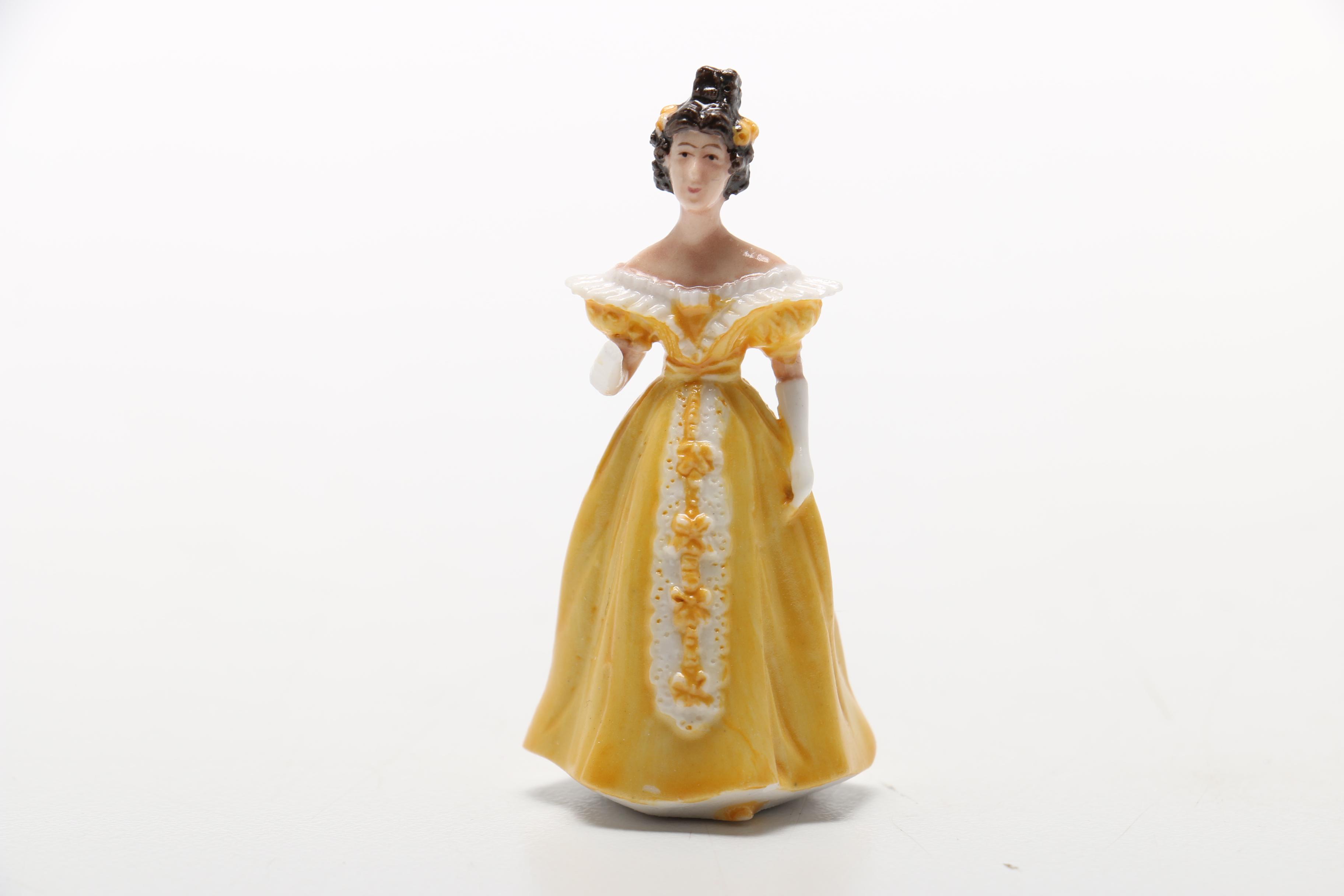 1983 Franklin Porcelain Miniature "Ladies of Fashion" Figurines