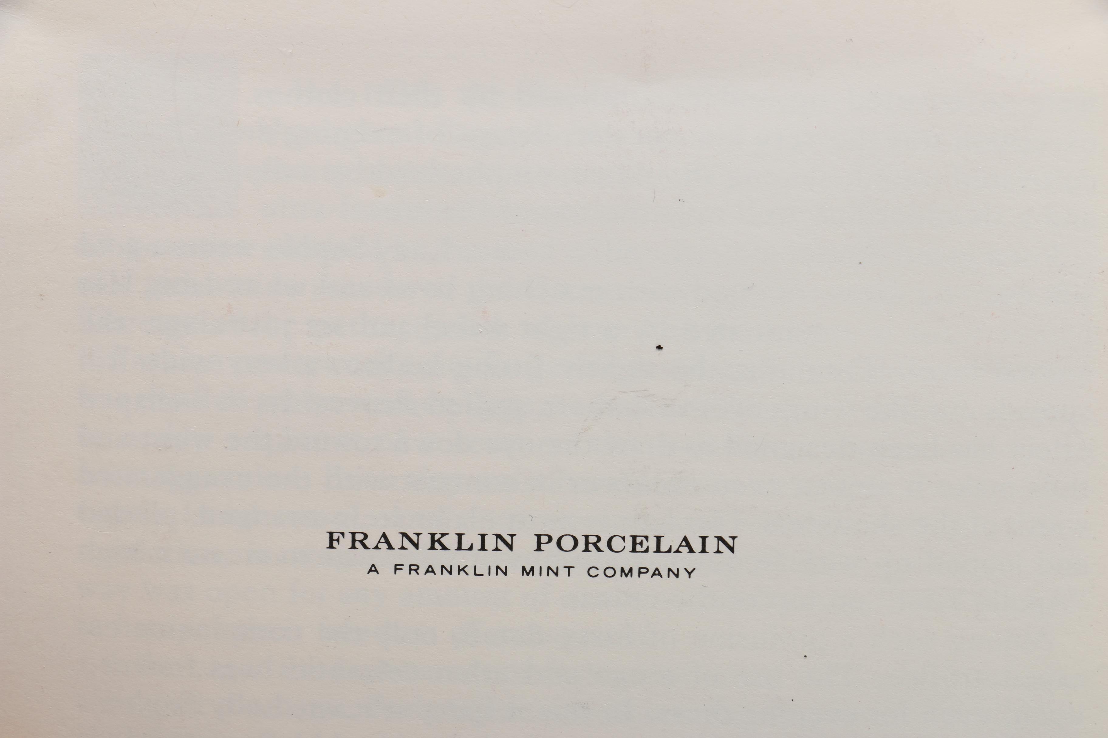 1983 Franklin Porcelain Miniature "Ladies of Fashion" Figurines