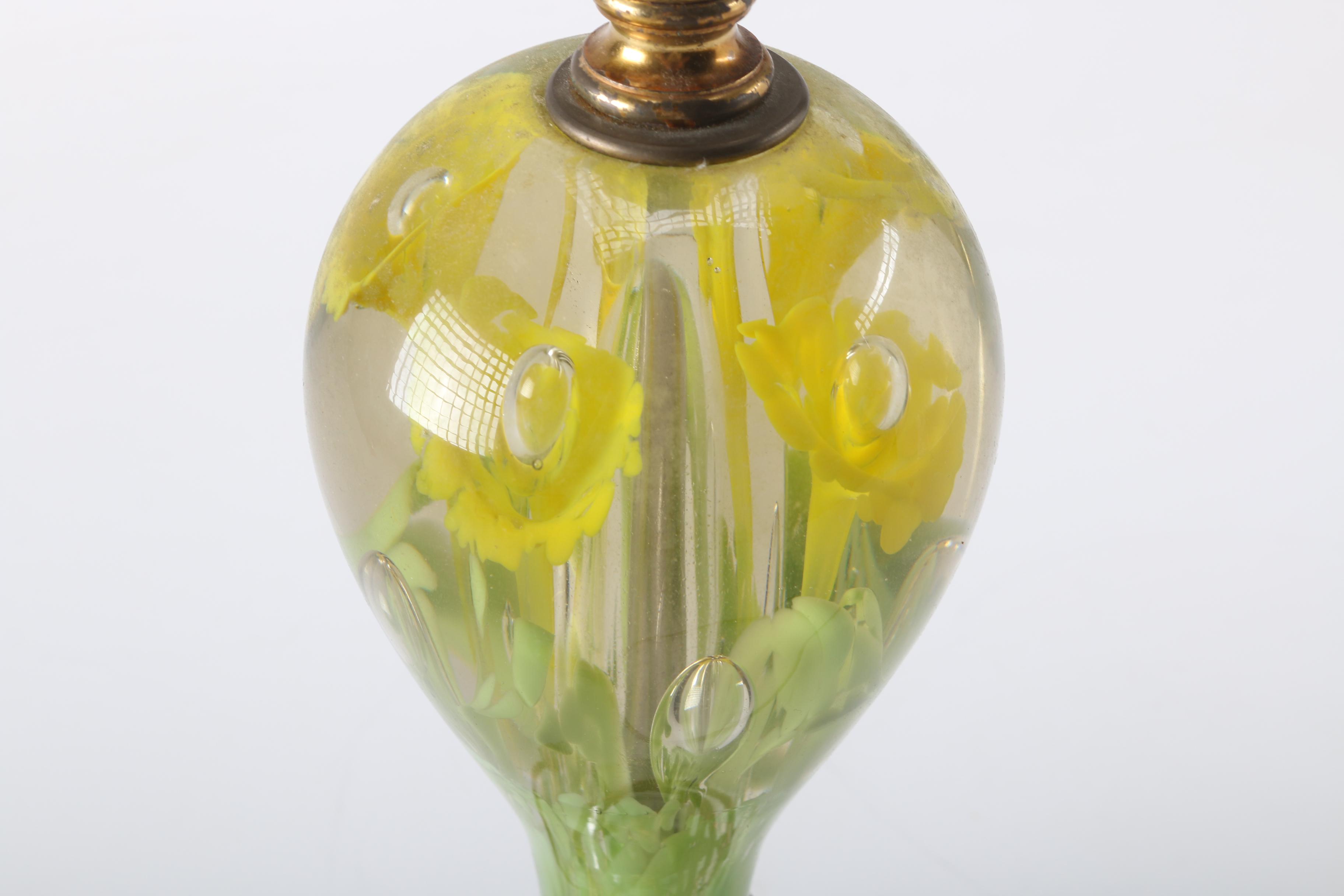 St. Clair Art Glass Lamp