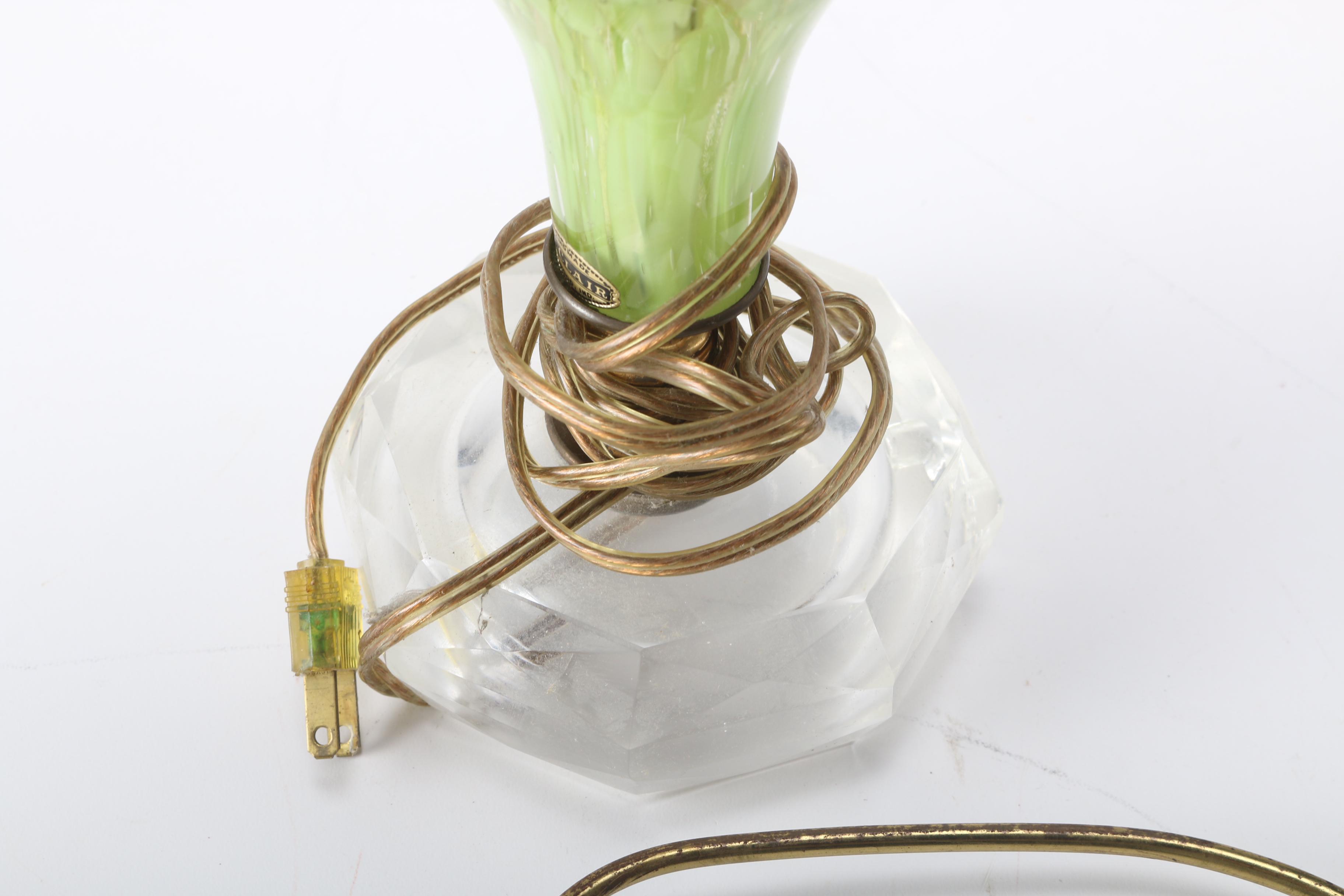 St. Clair Art Glass Lamp