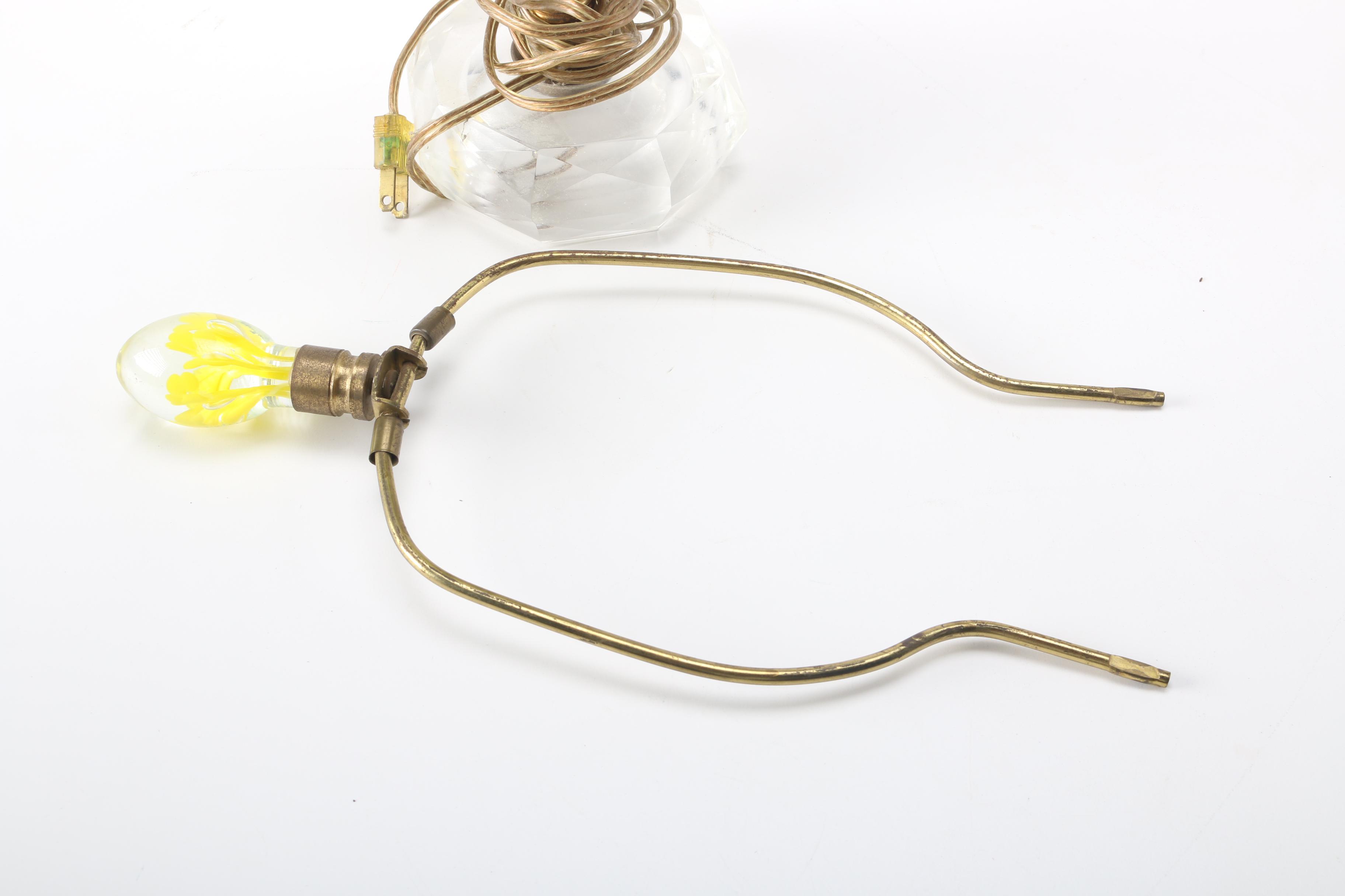 St. Clair Art Glass Lamp