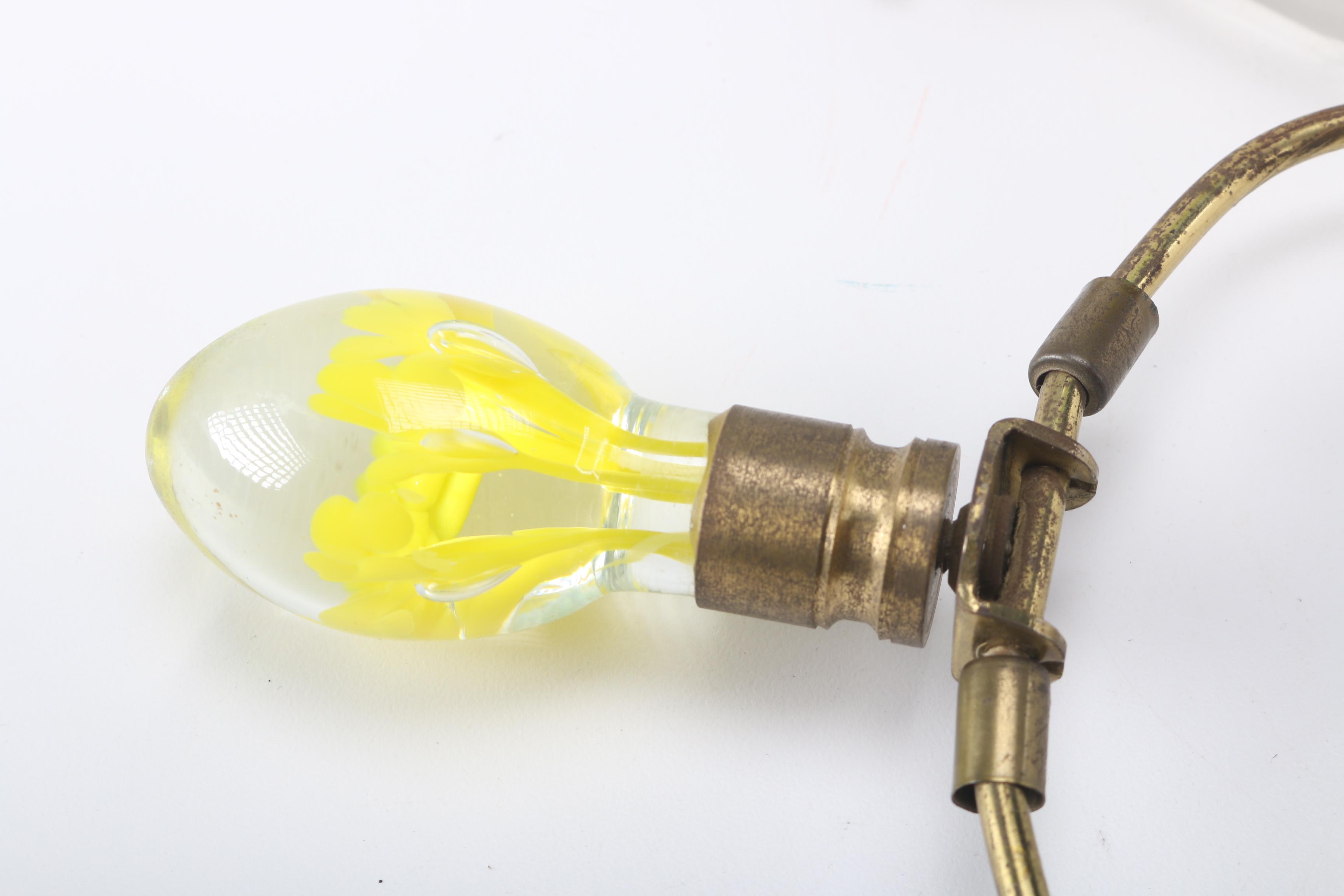 St. Clair Art Glass Lamp