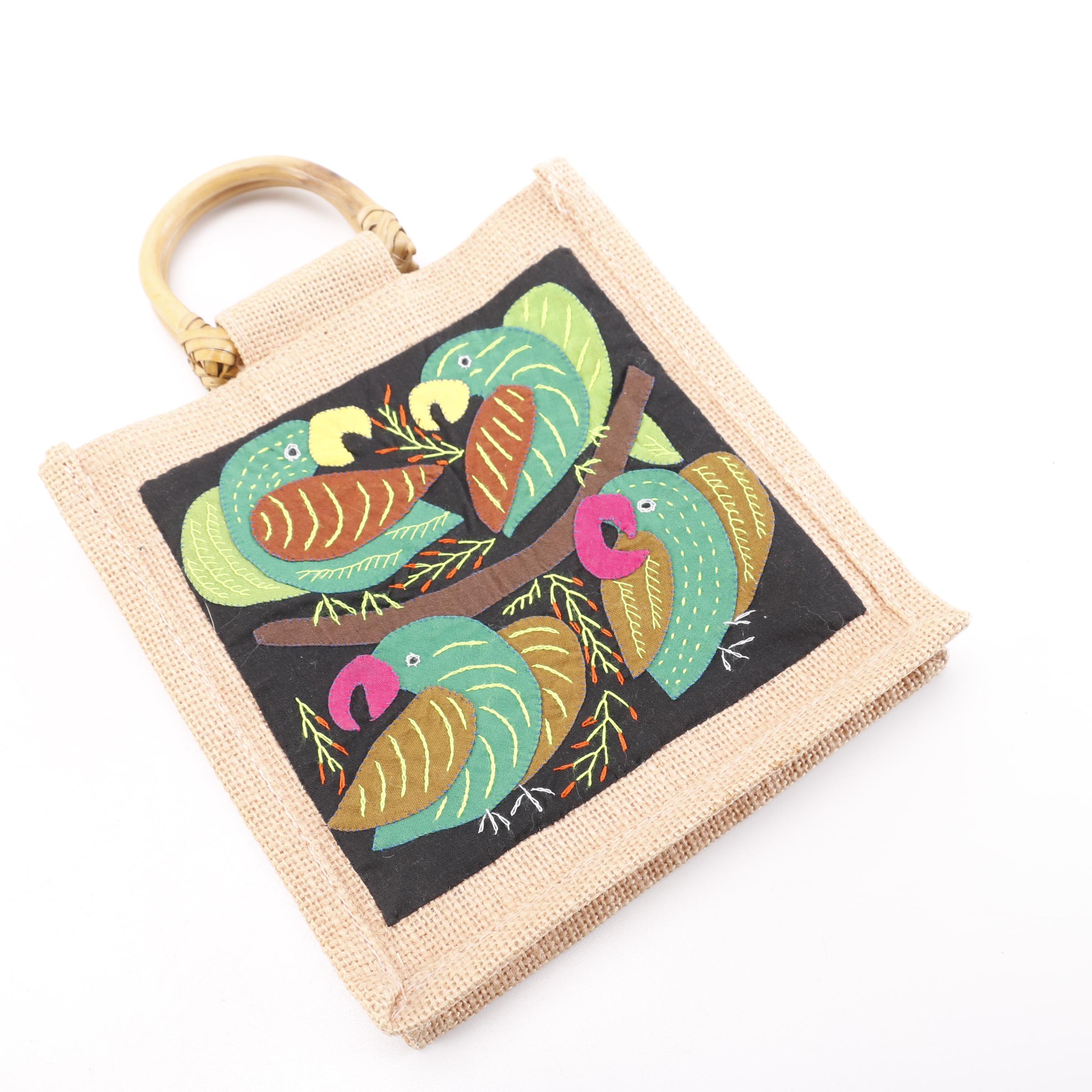 Embroidered Handbags and Wallet