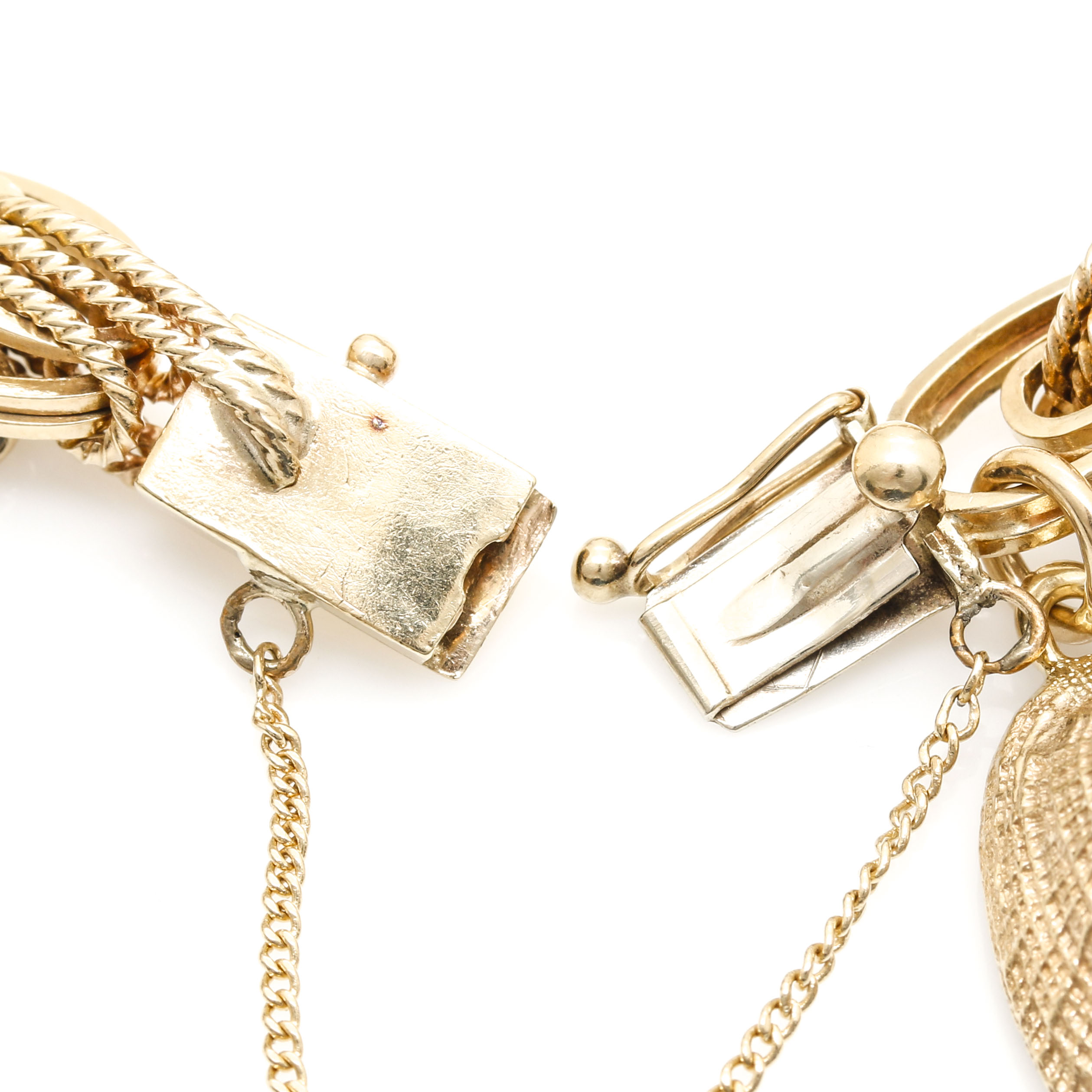 14K Yellow Gold Charm Bracelet