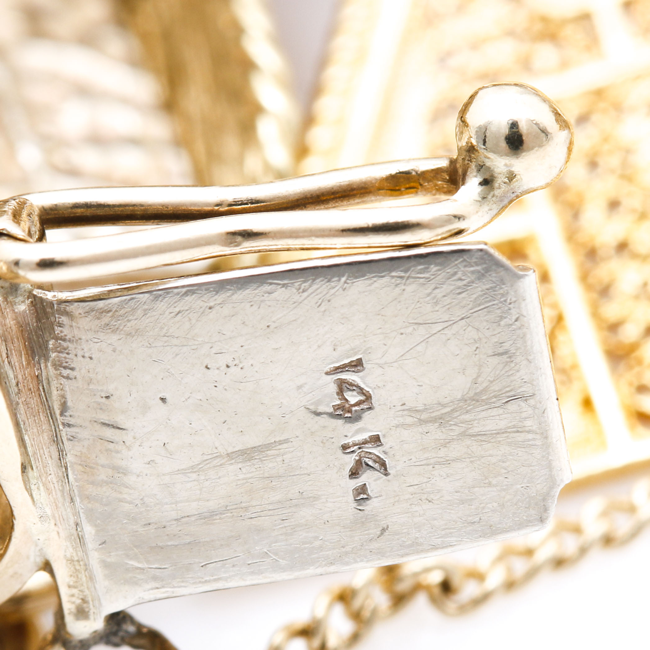 14K Yellow Gold Charm Bracelet