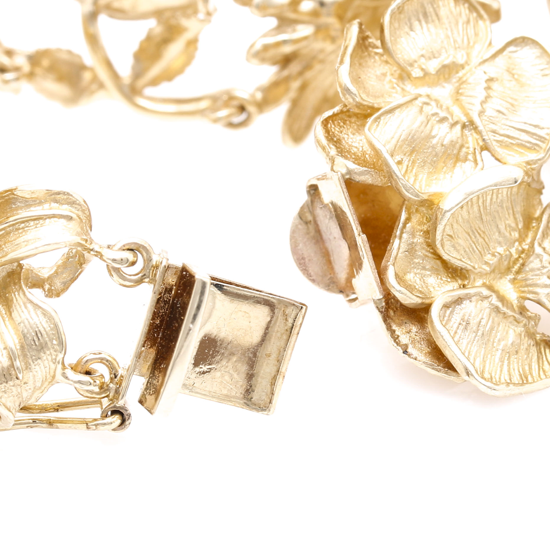 Ardian 14K Yellow Gold Floral Bracelet