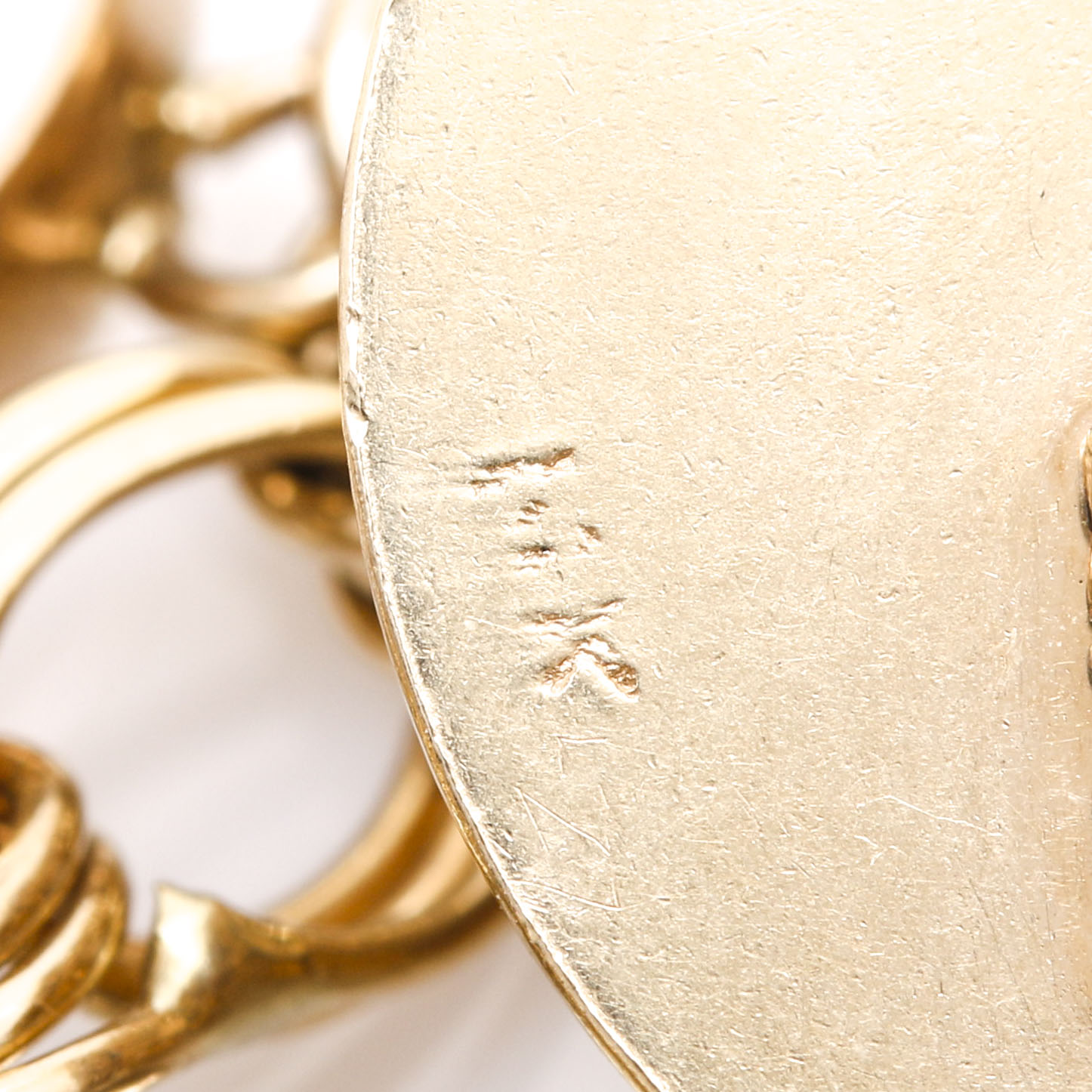 14K Yellow Gold Gemstone Charm Bracelet