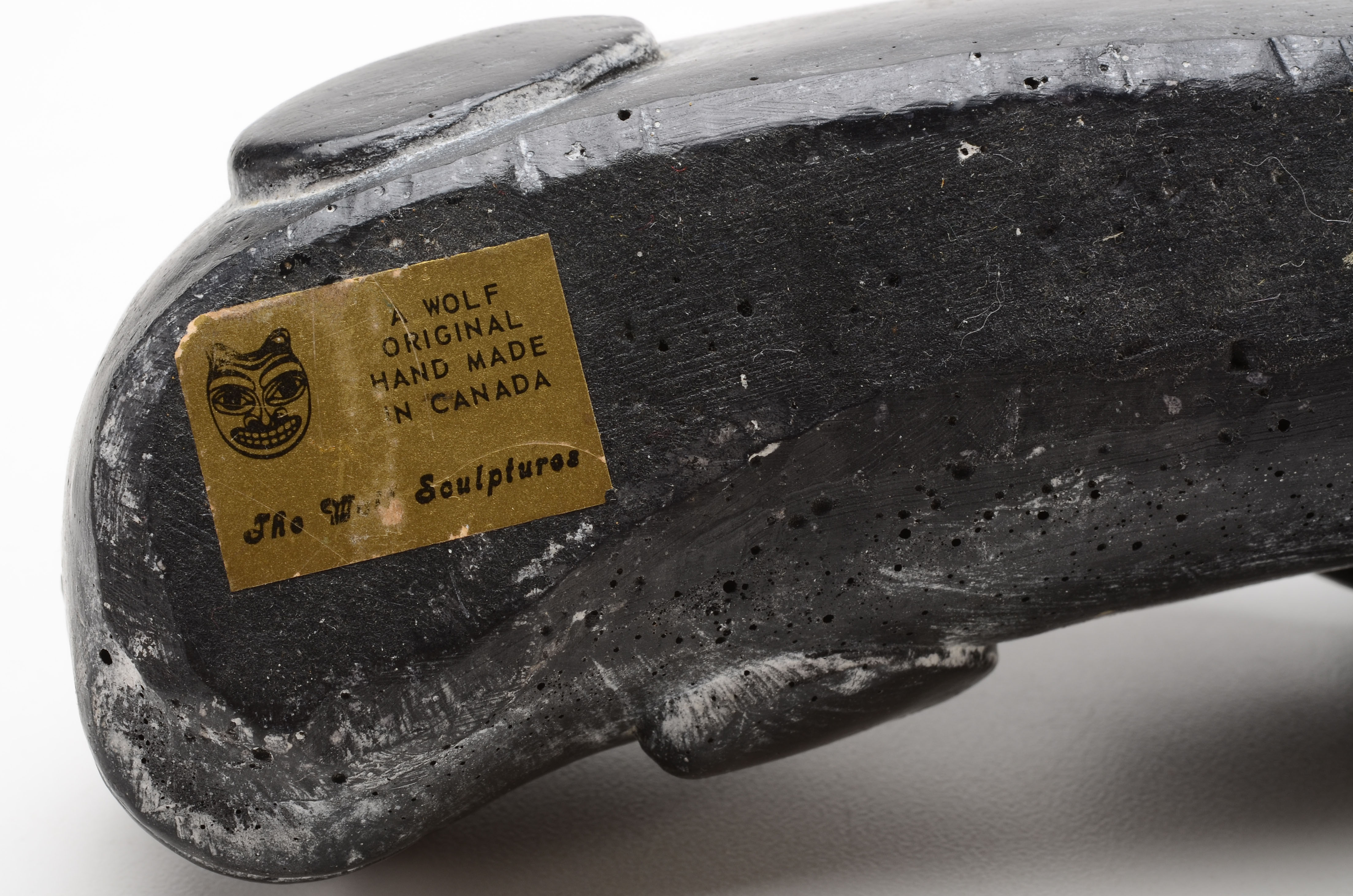 Wolf Original Handmade Inuit Soapstone Sculptures