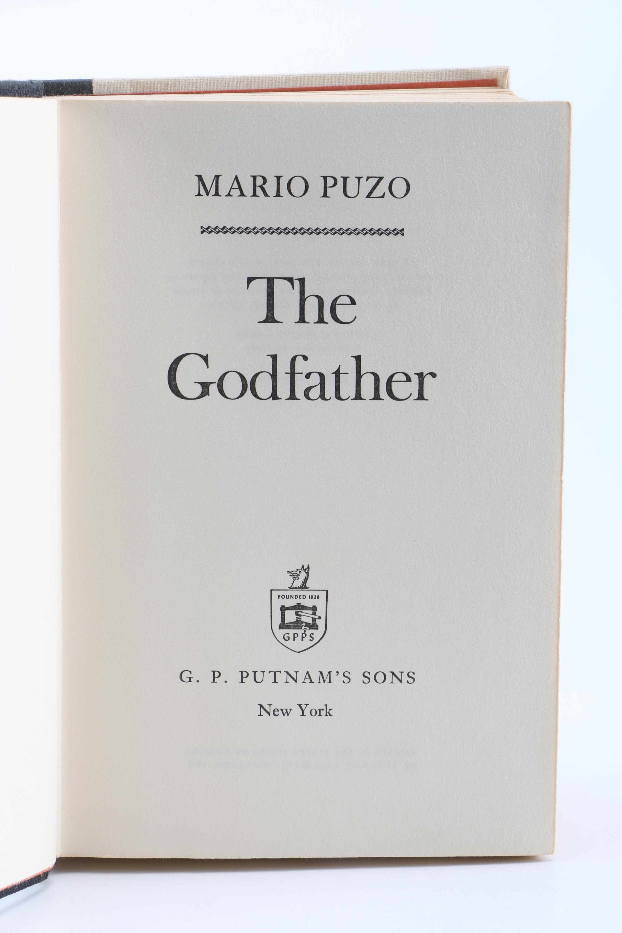 1969 Twelfth Impression of "The Godfather" by Mario Puzo