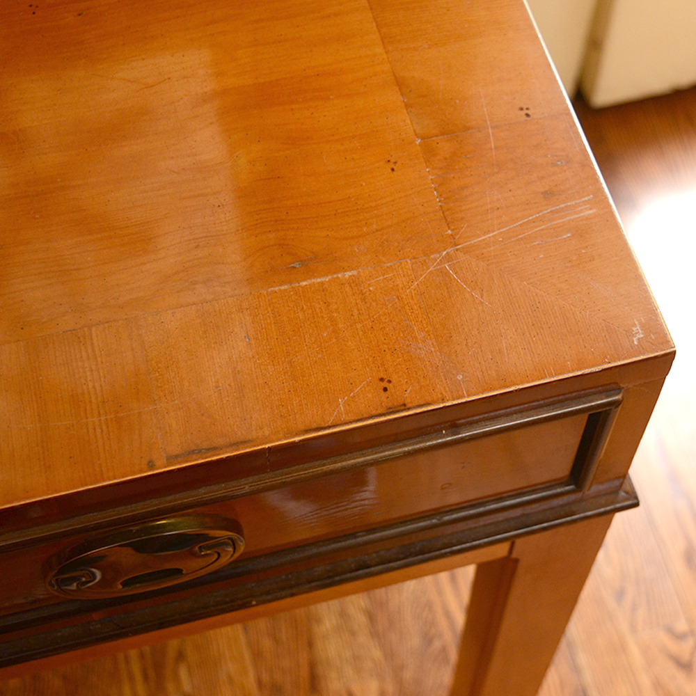 Three-Drawer Writing Table