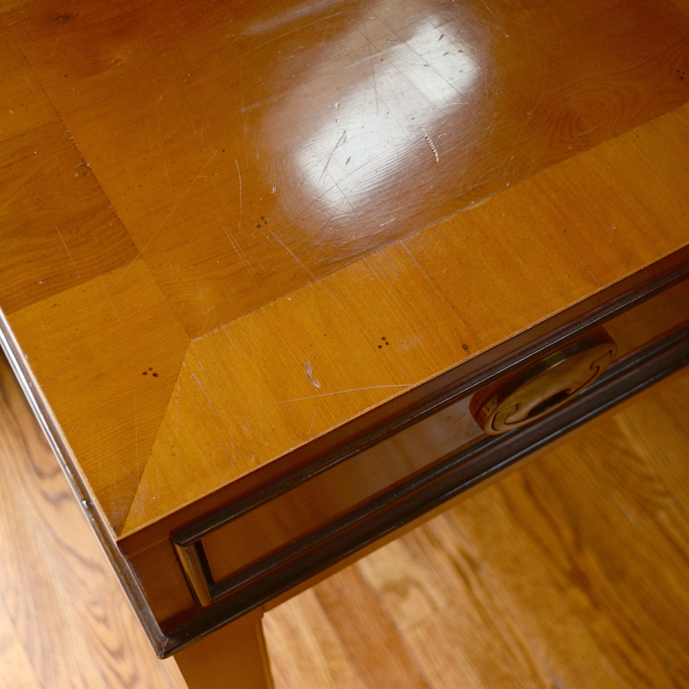 Three-Drawer Writing Table
